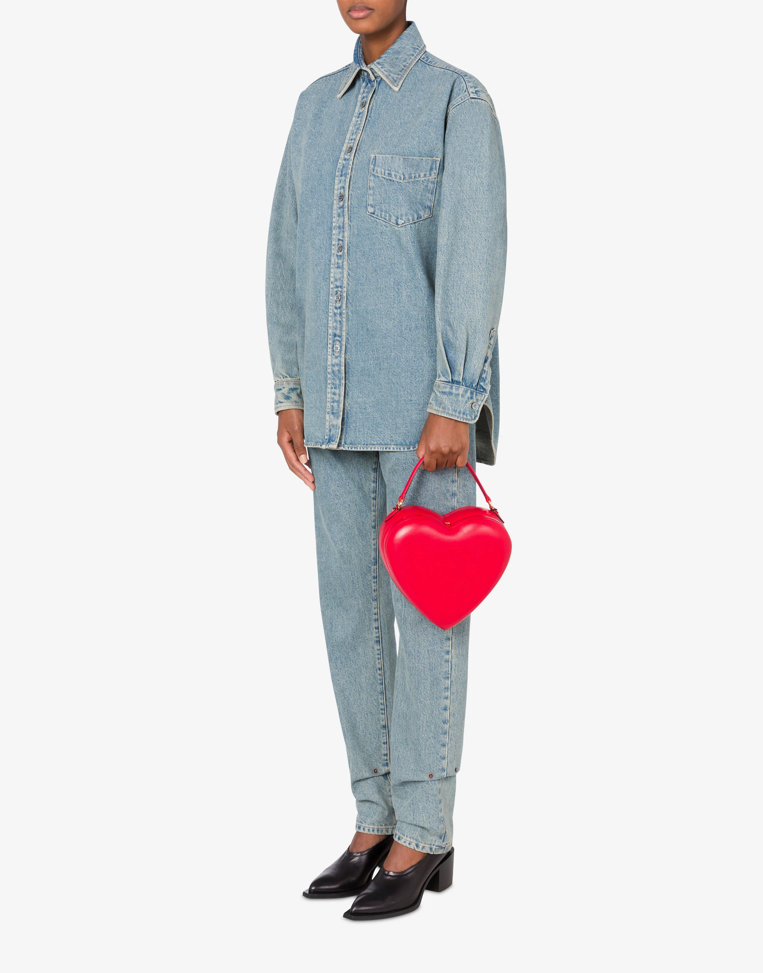 Moschino Love Me Bag in nappa
