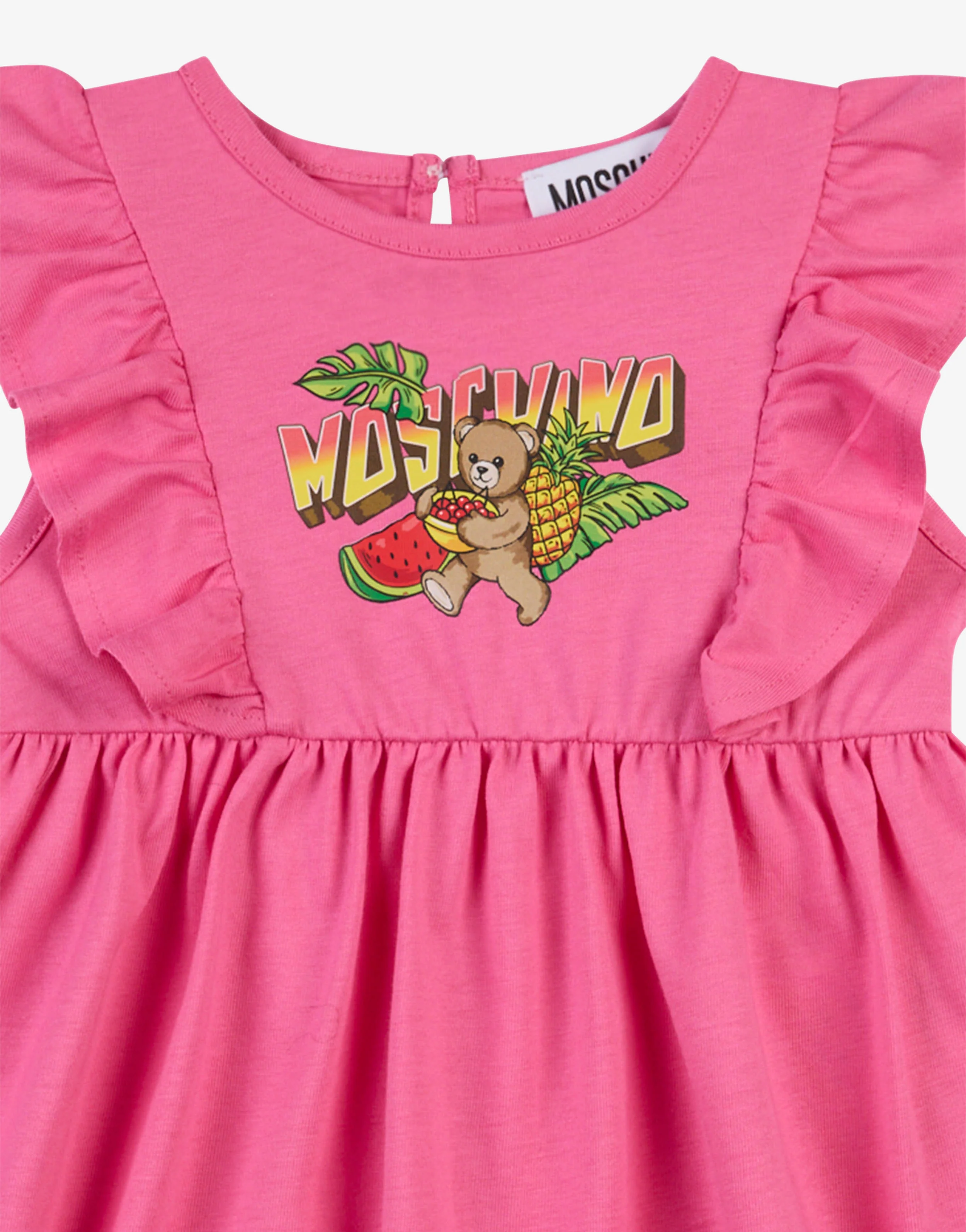 Abito in jersey di cotone Moschino Teddy Bear