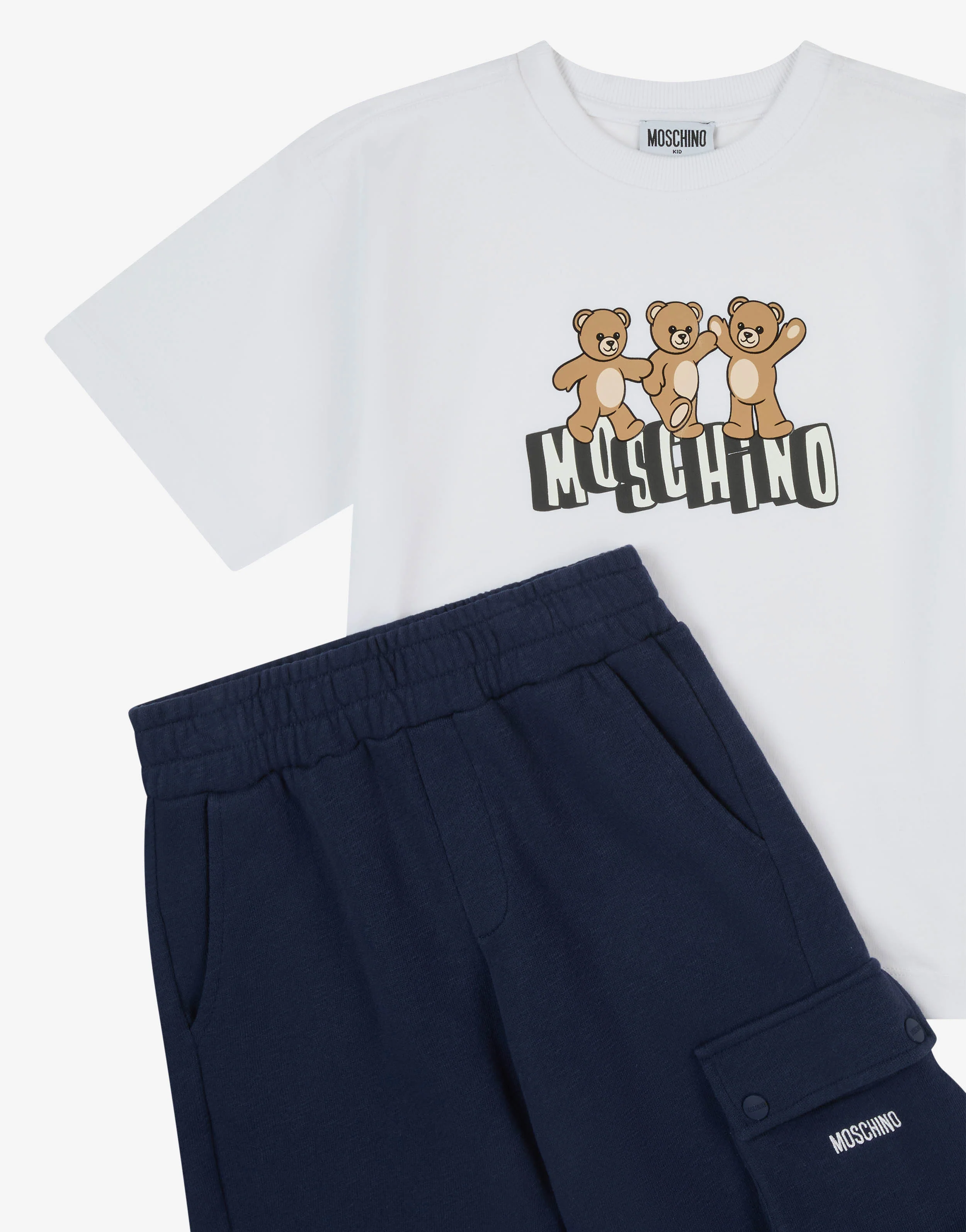 Completo maxi t-shirt e short Moschino Teddy Bear