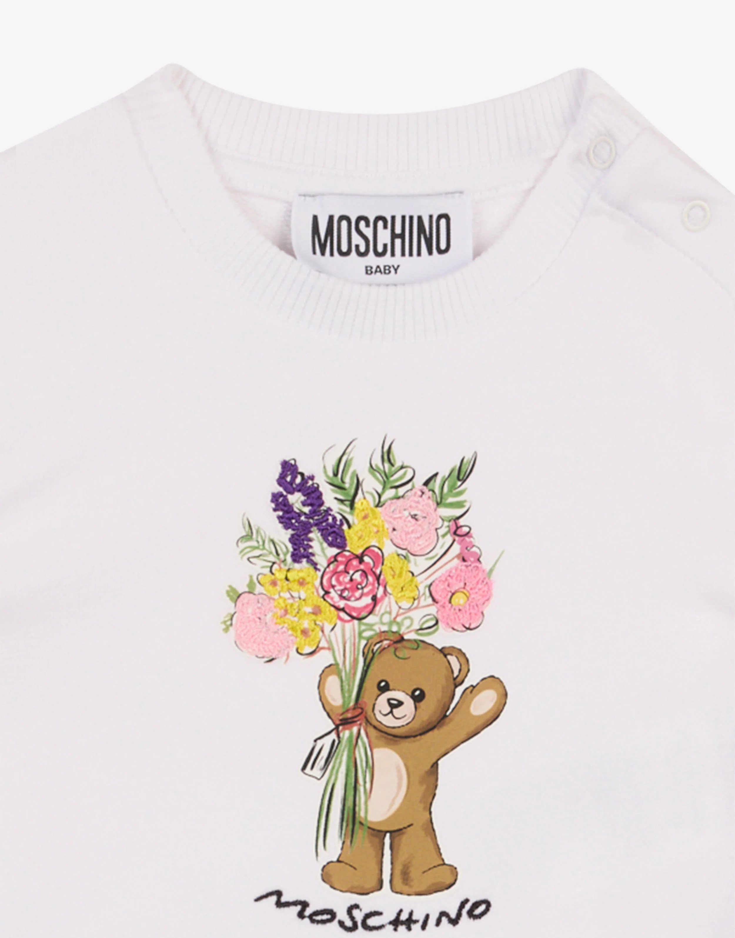 Felpa in cotone Moschino Teddy Bear
