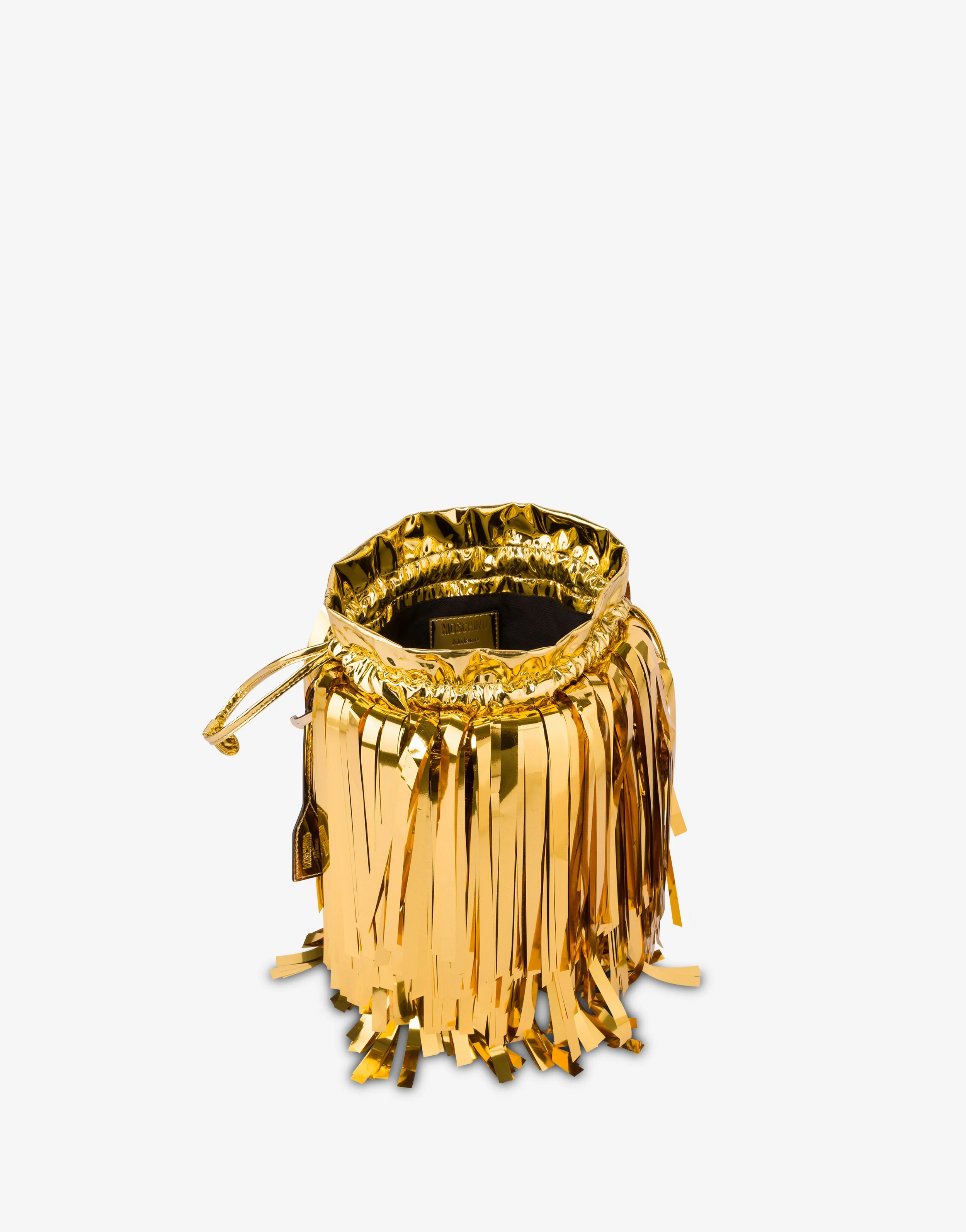 Borsa a secchiello effetto specchio