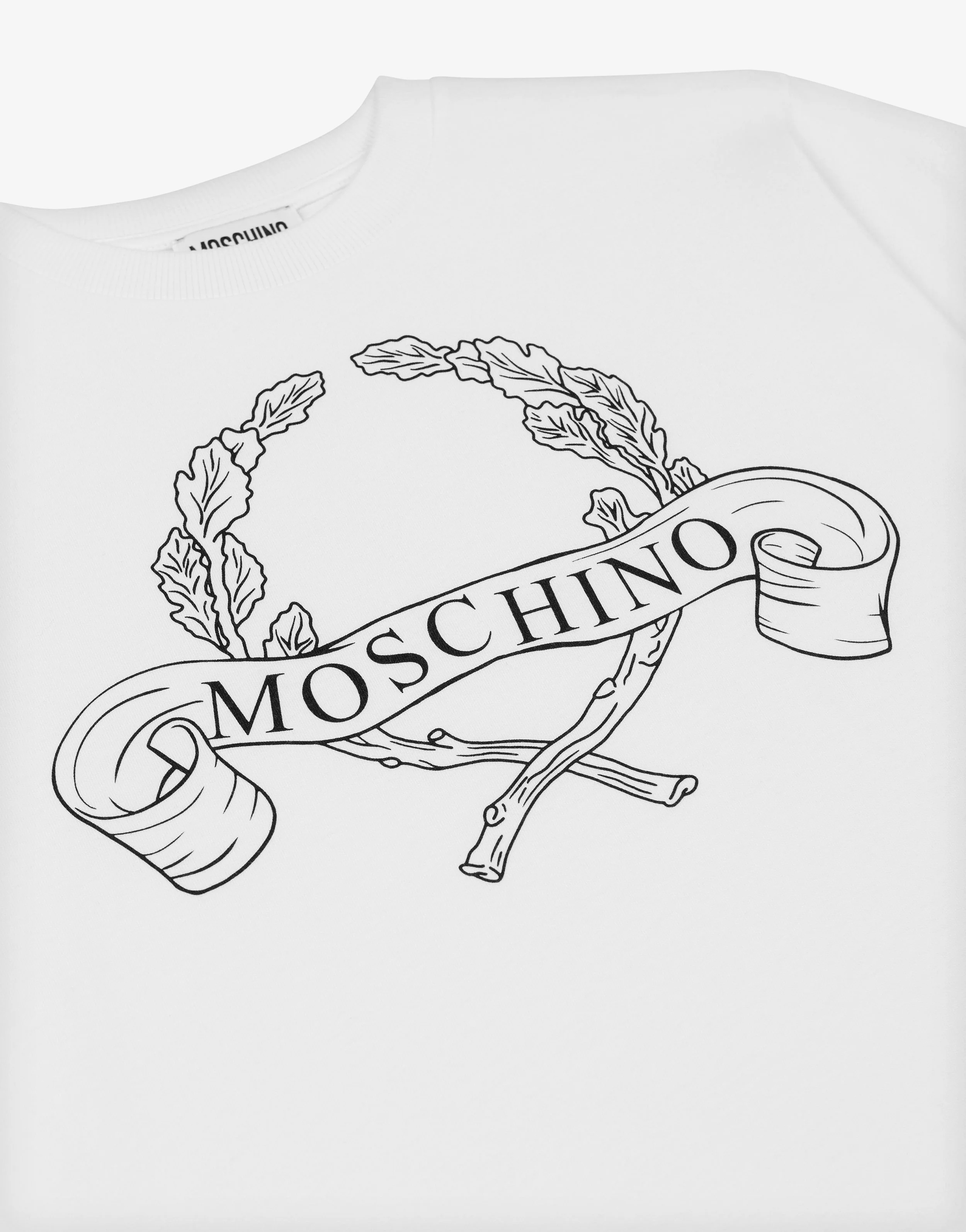 T-shirt in jersey di cotone Laurel Crown