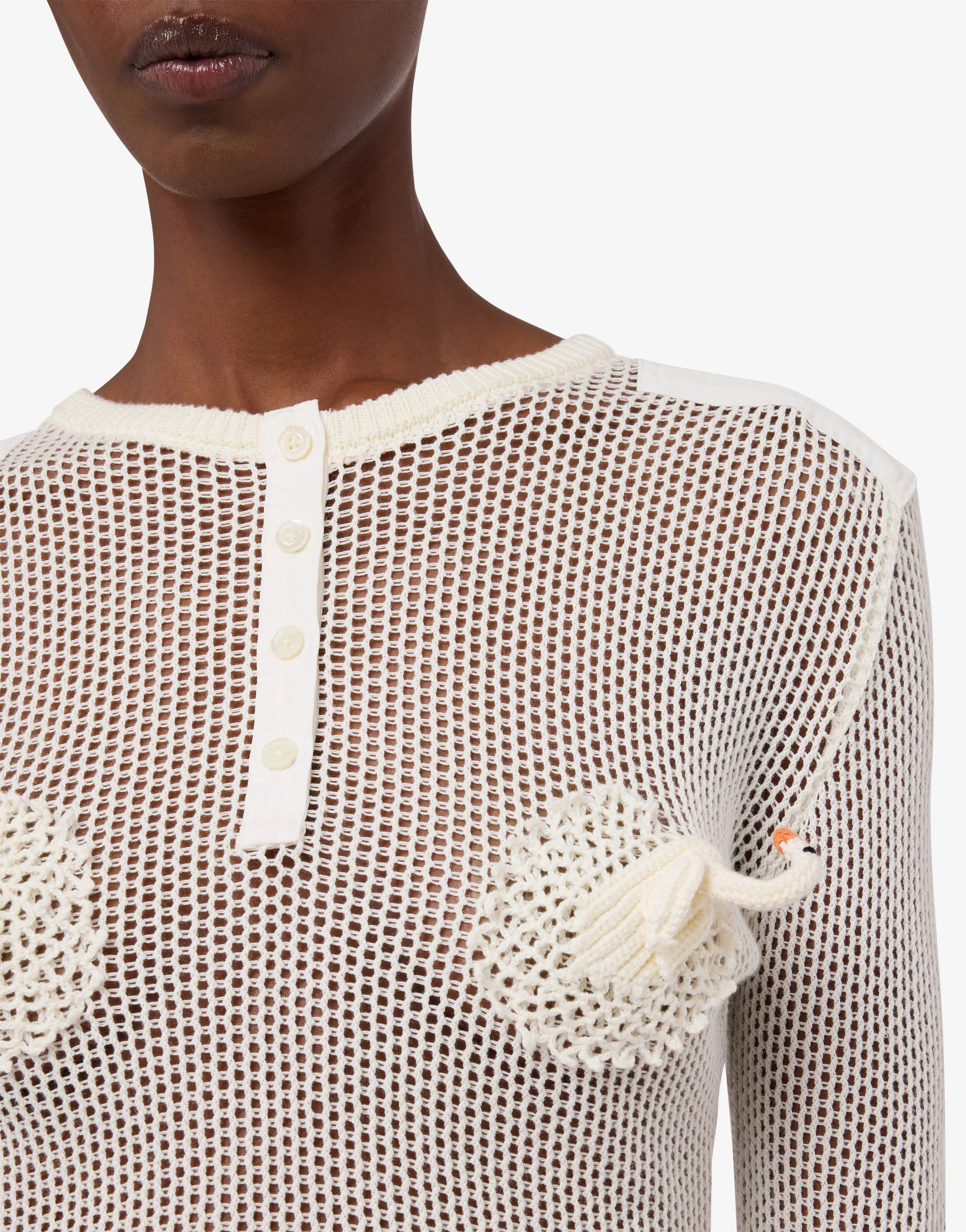 Maglia in rete di puro cotone