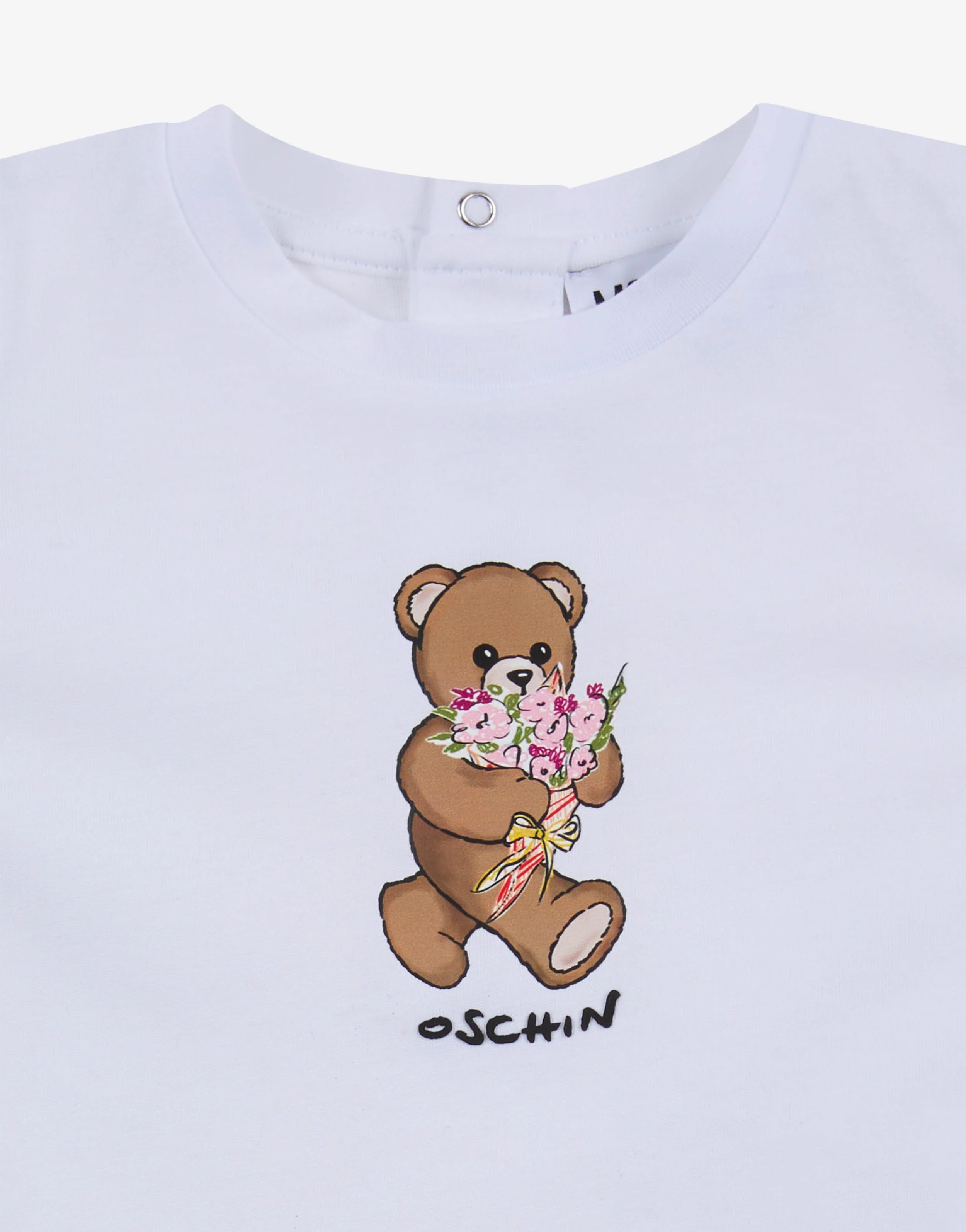T-shirt in jersey di cotone Moschino Teddy Bear