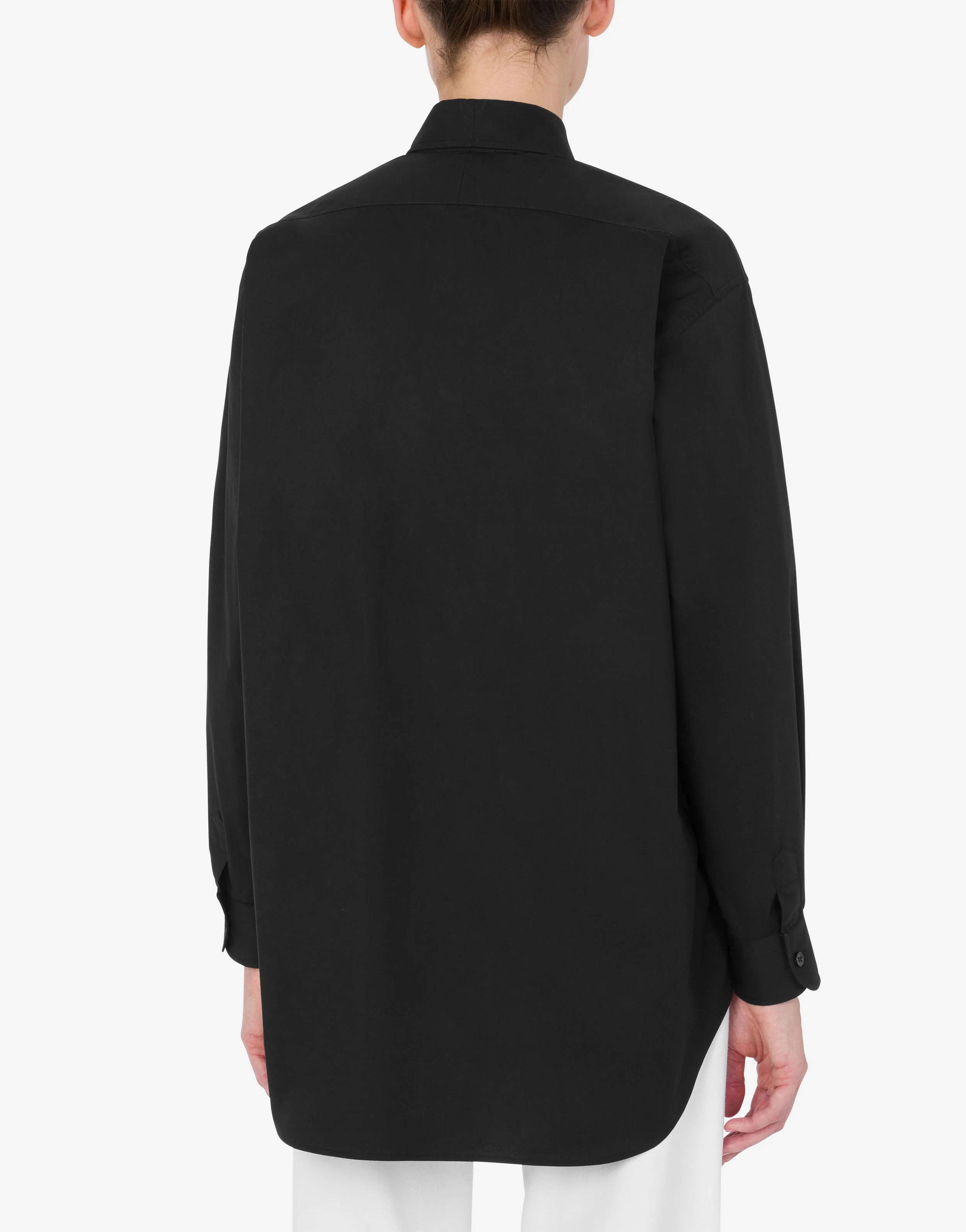 Camicia in popeline stretch