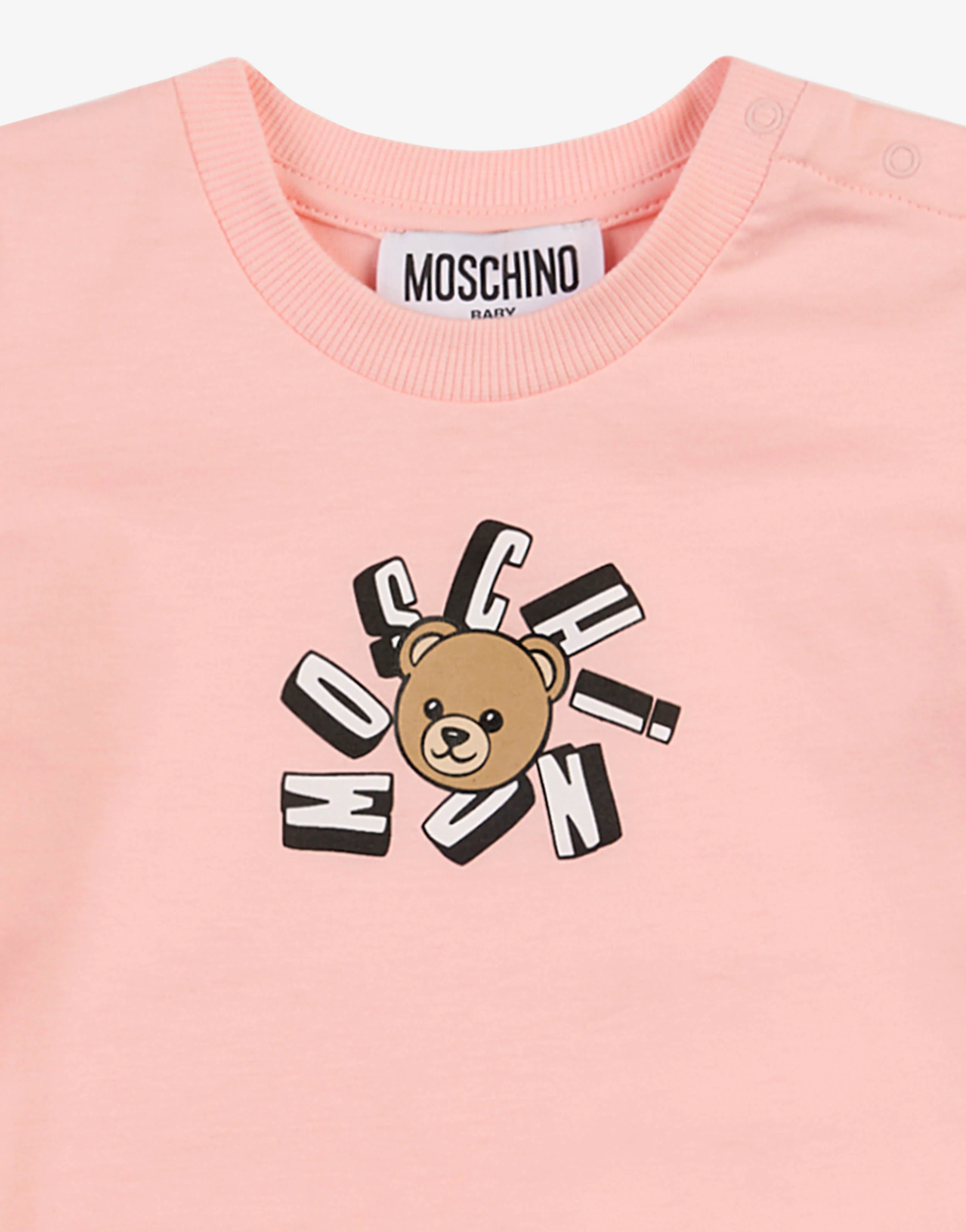 T-shirt in jersey di cotone Moschino Teddy Bear