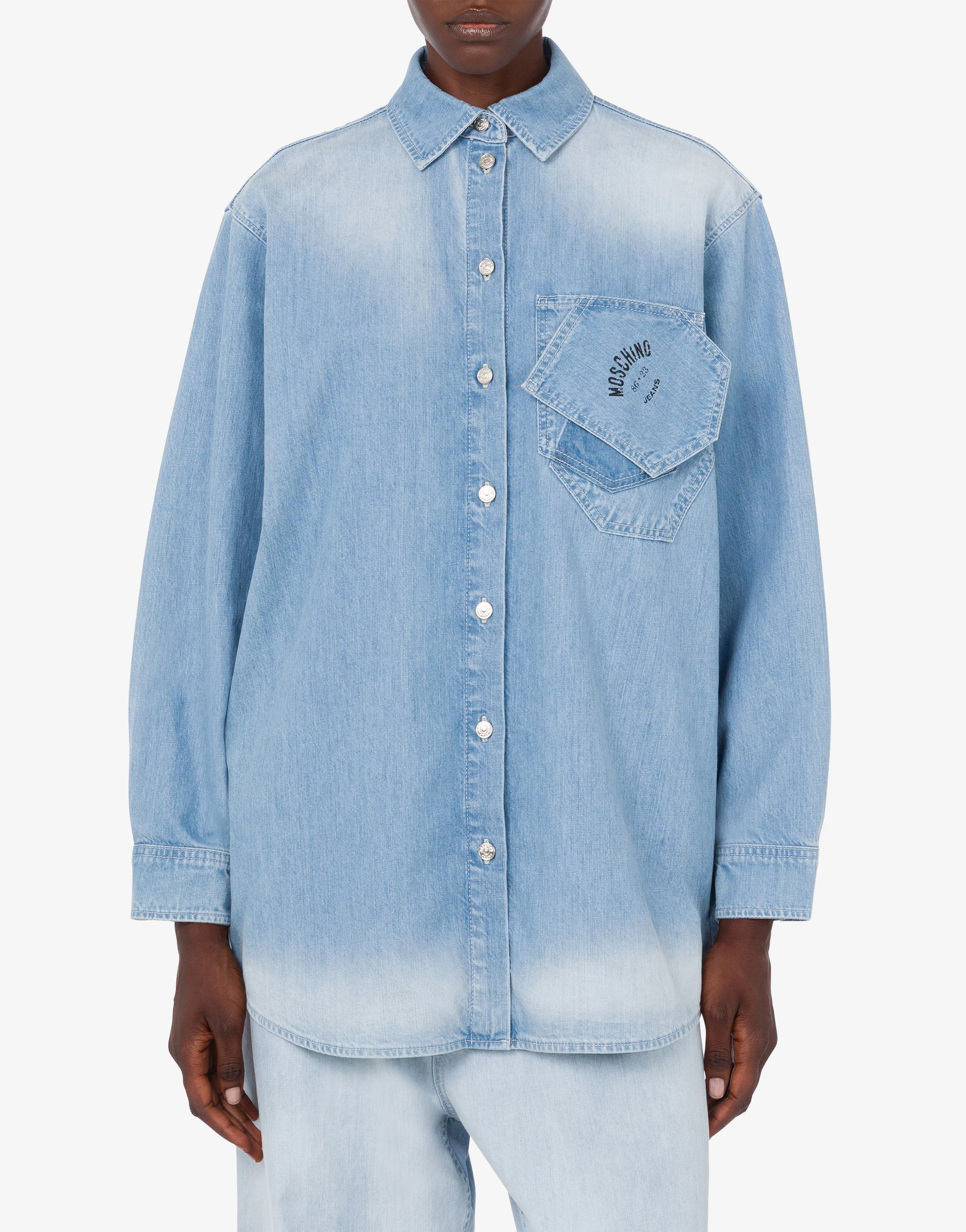 Camicia in denim leggero