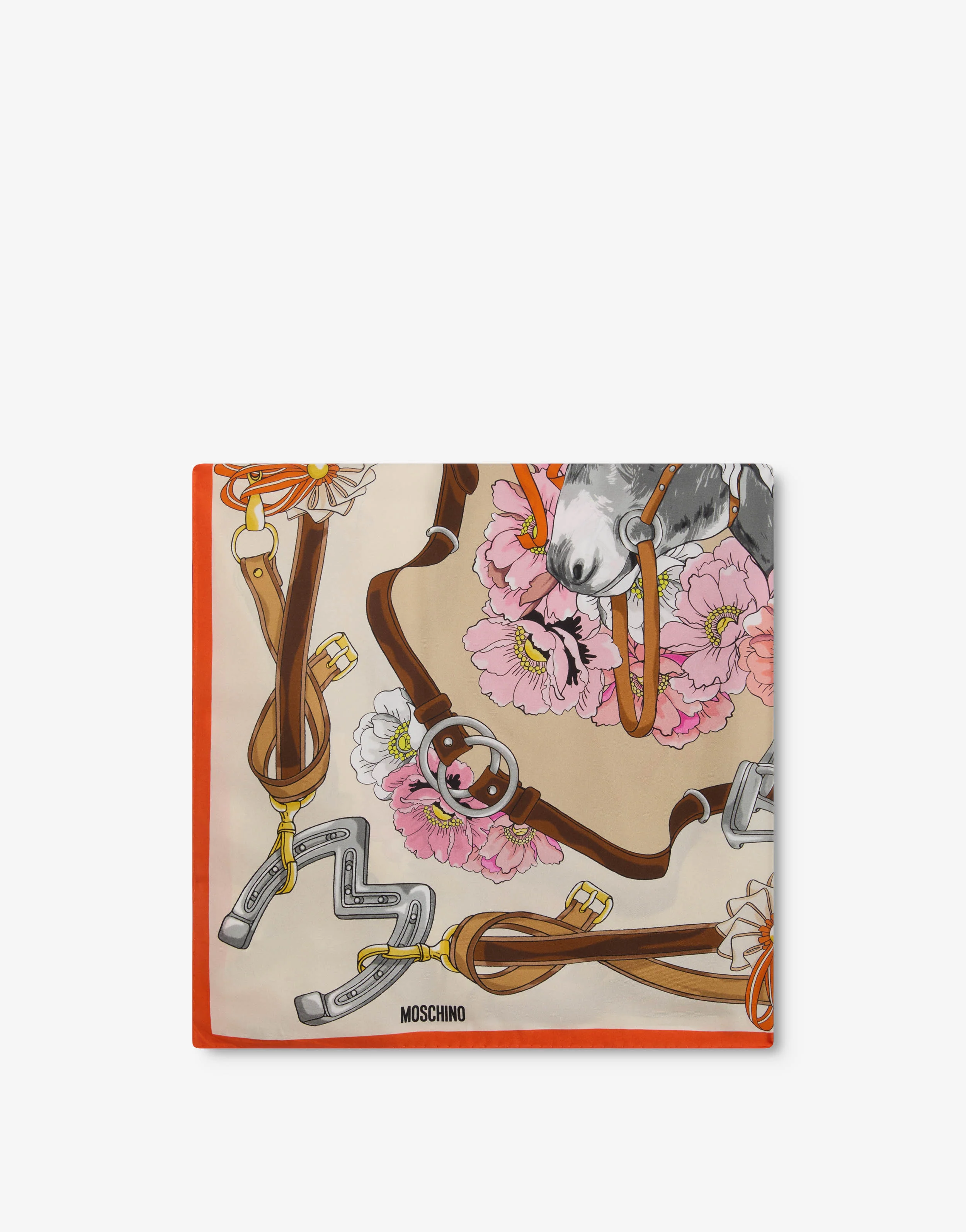 Foulard in seta stampato