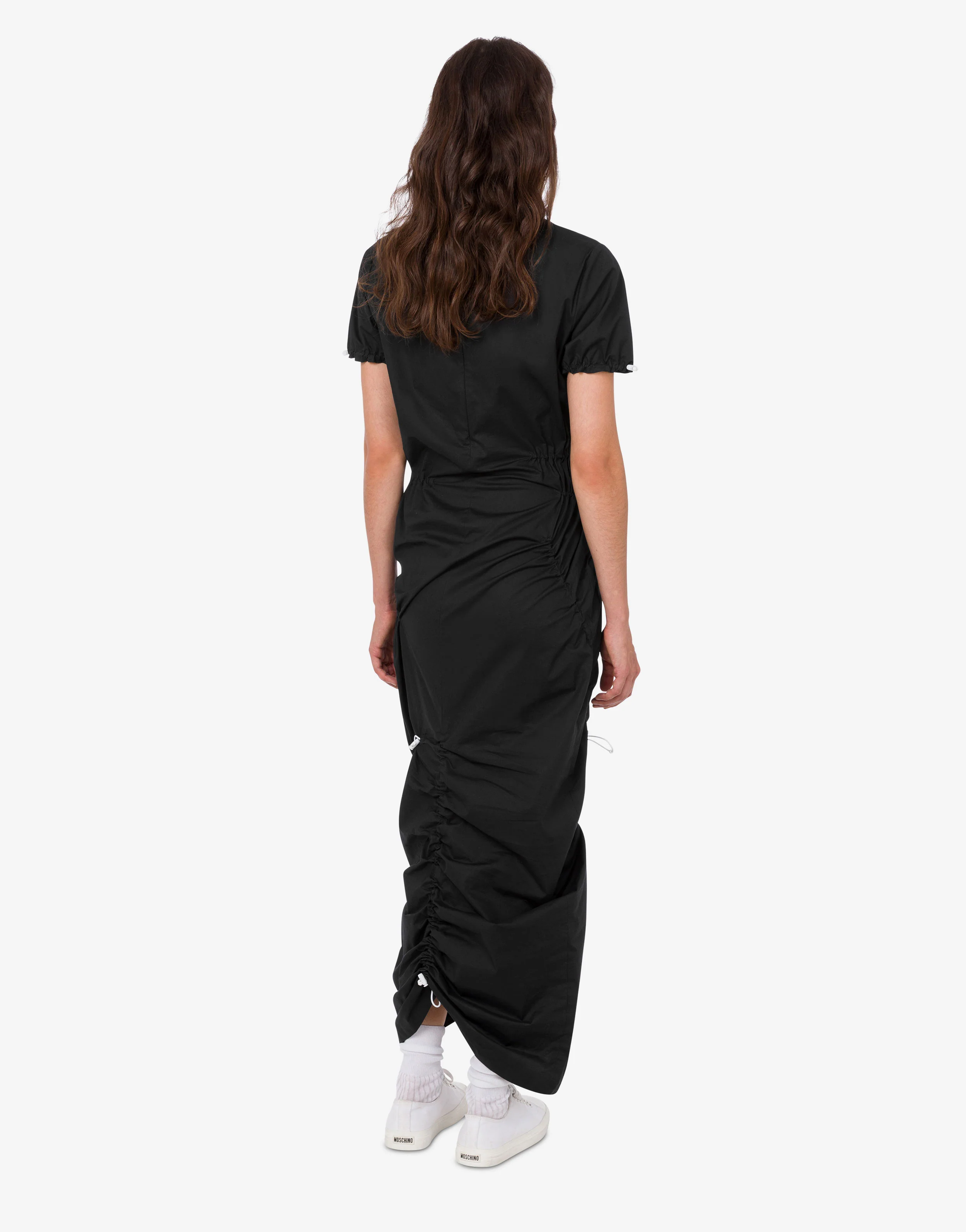 Abito in popeline di cotone stretch