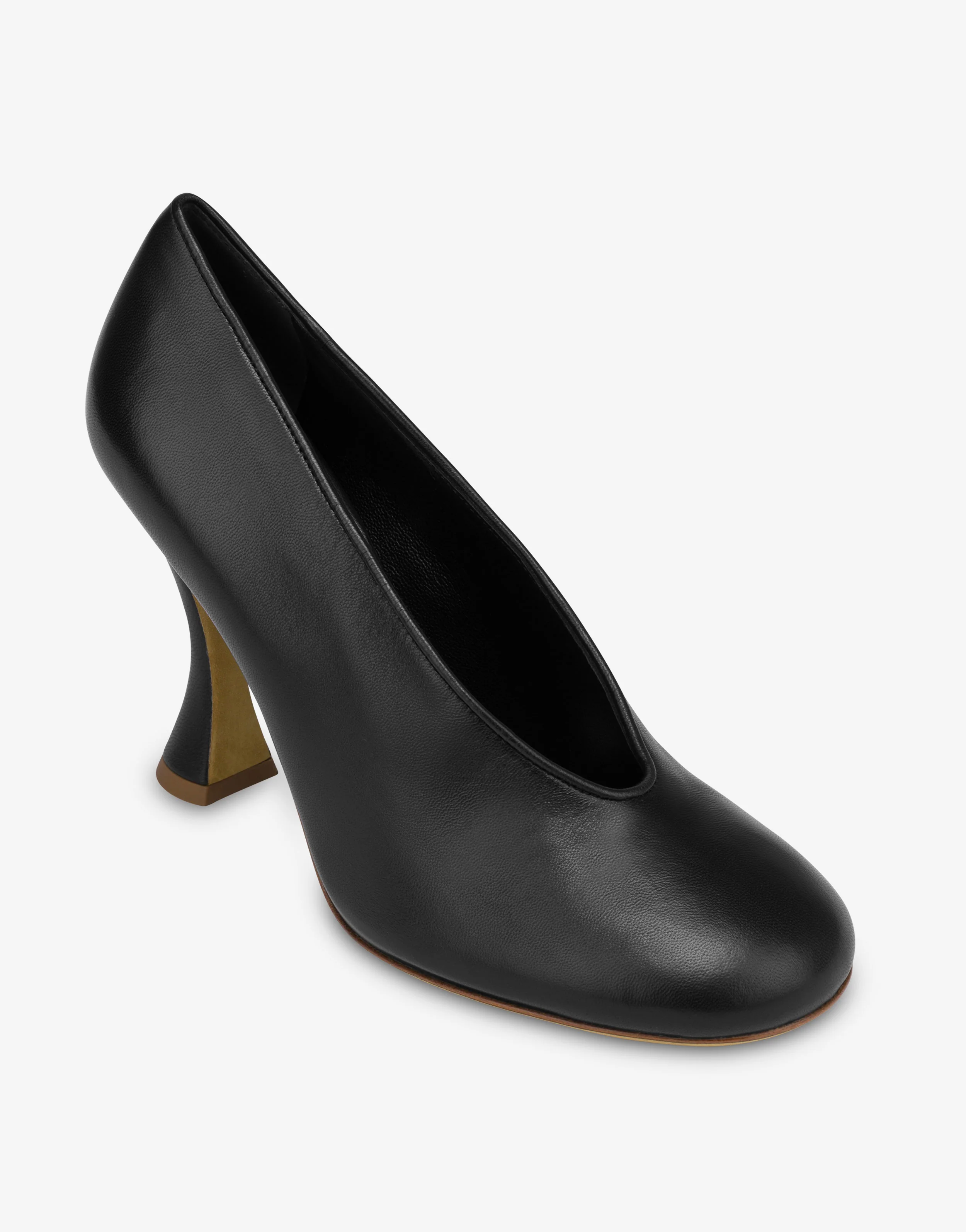 Décolleté in nappa Duck