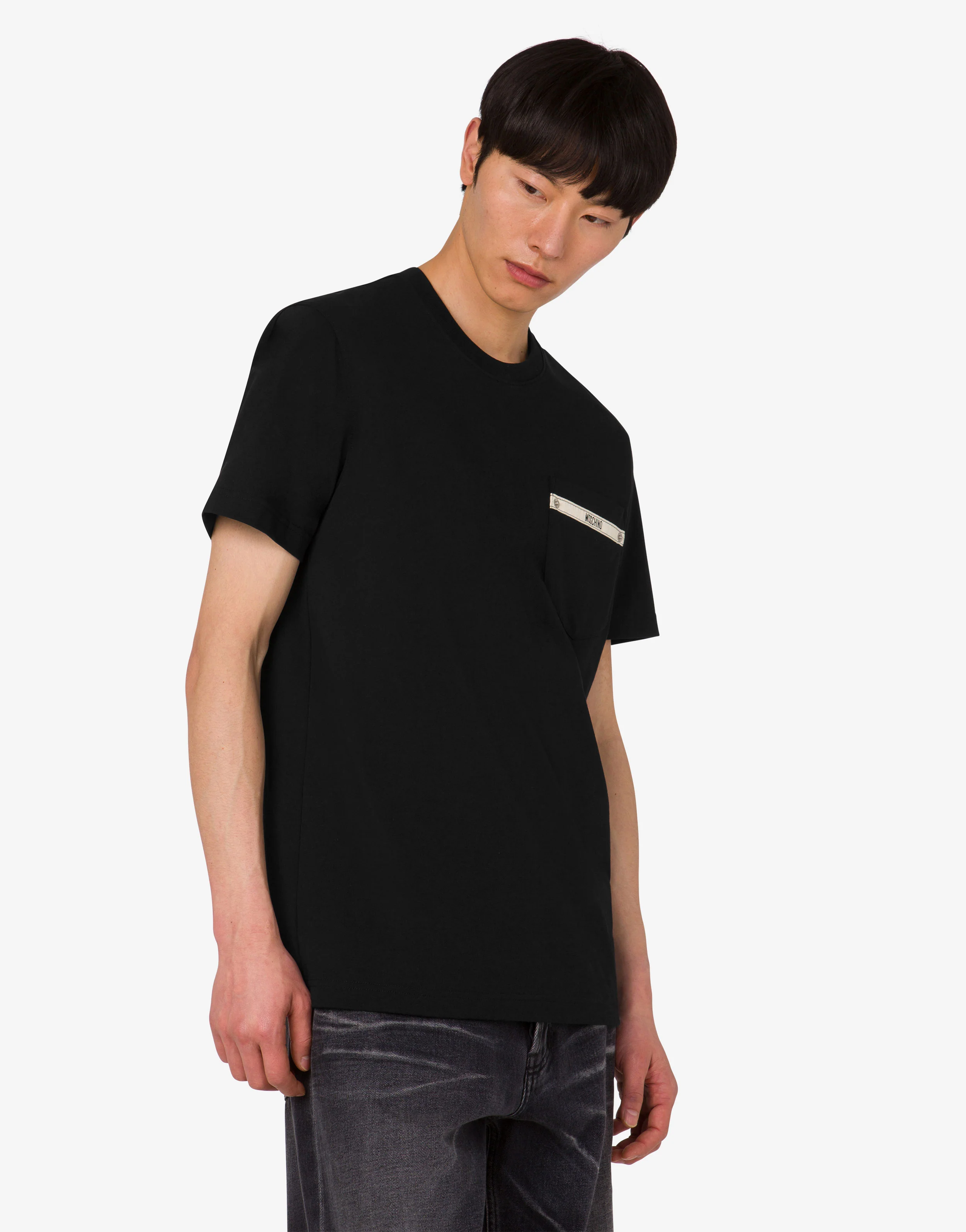T-shirt in jersey di cotone organico ricamata