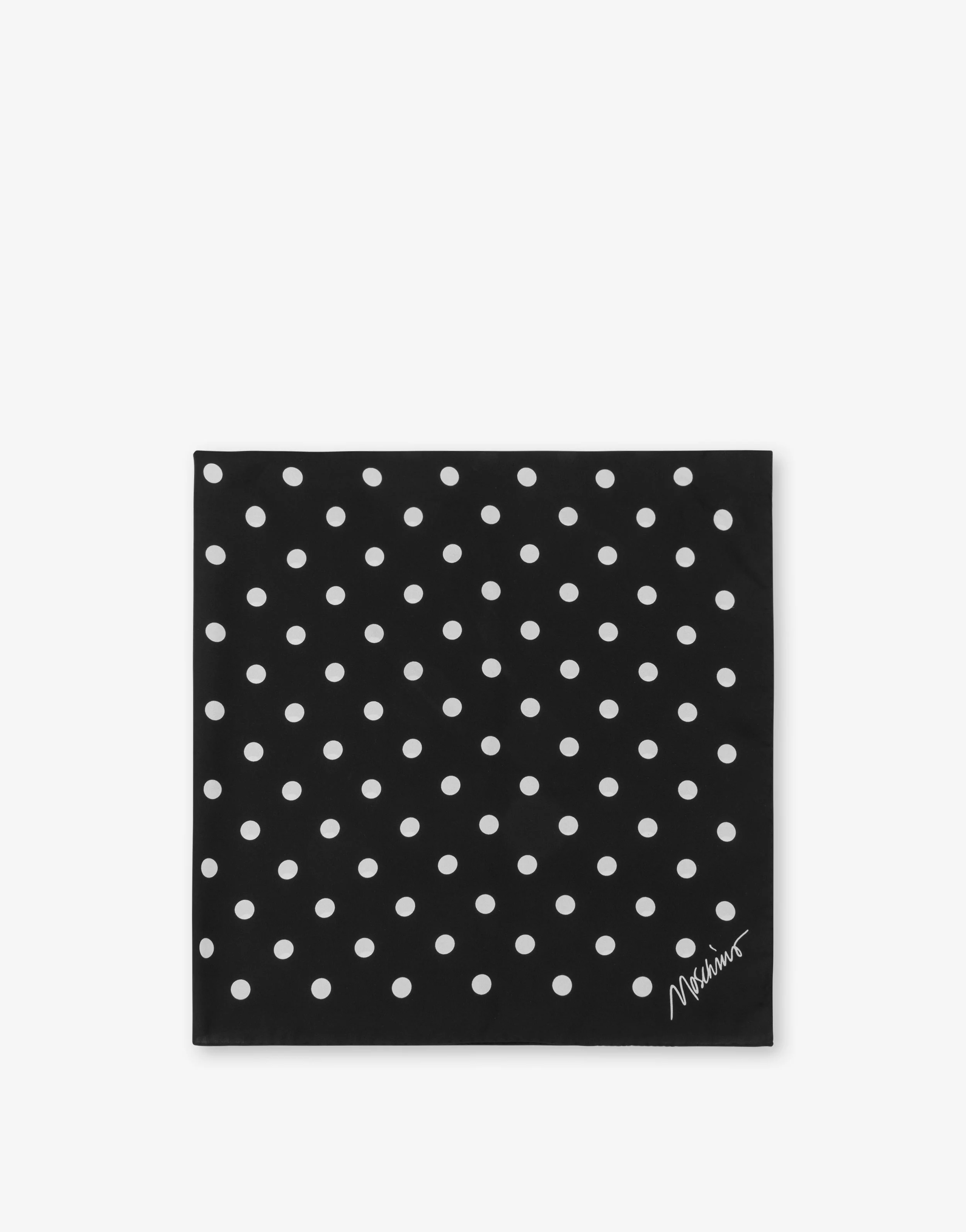 Foulard in seta con stampa