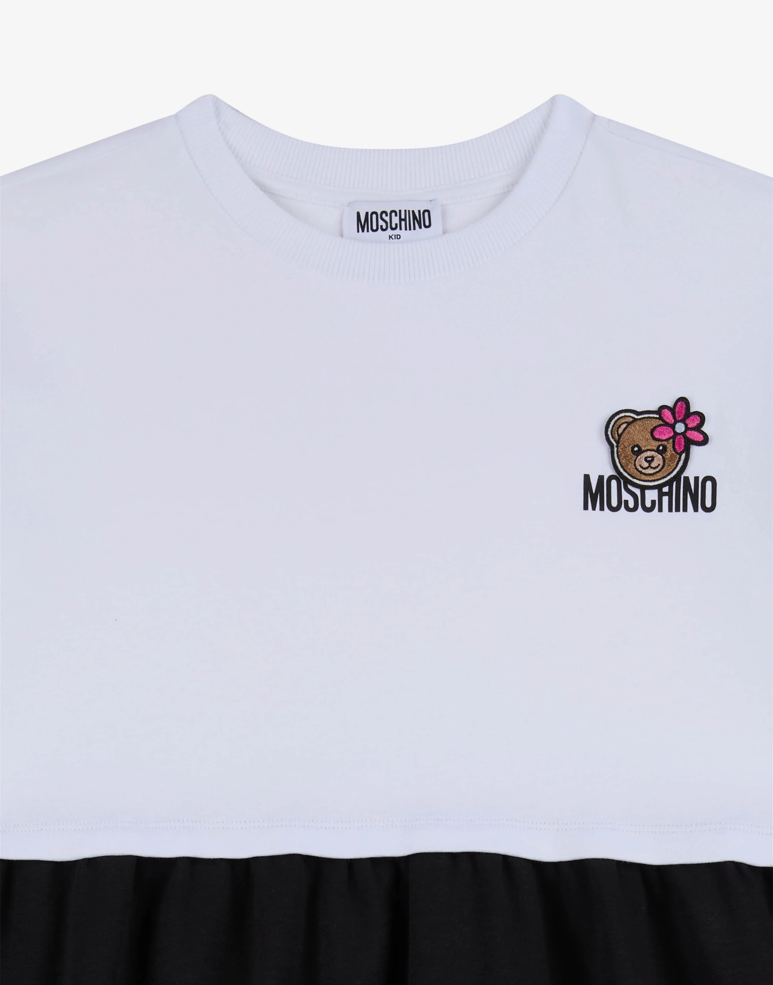 Abito in cotone Moschino Teddy Bear