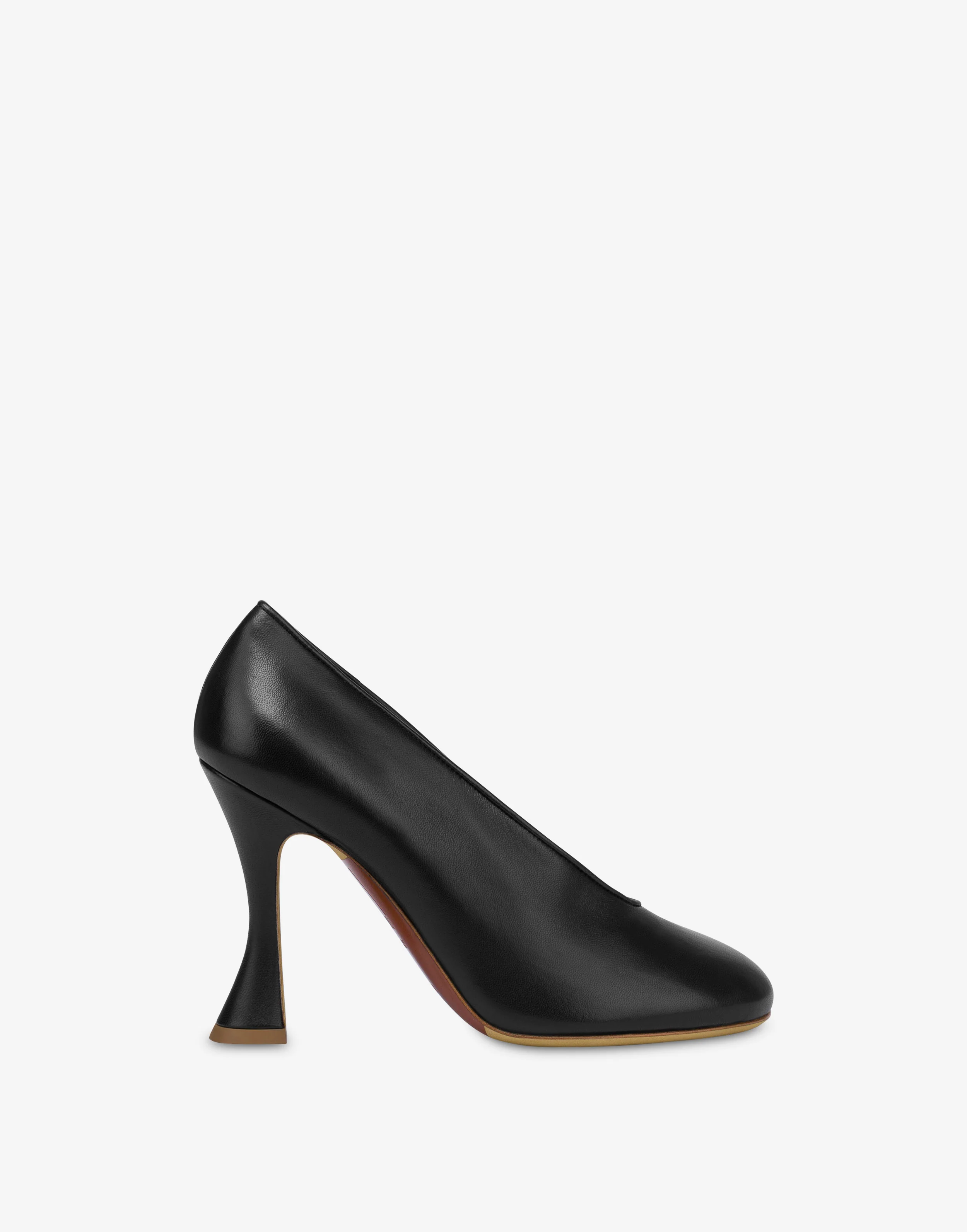 Décolleté in nappa Duck