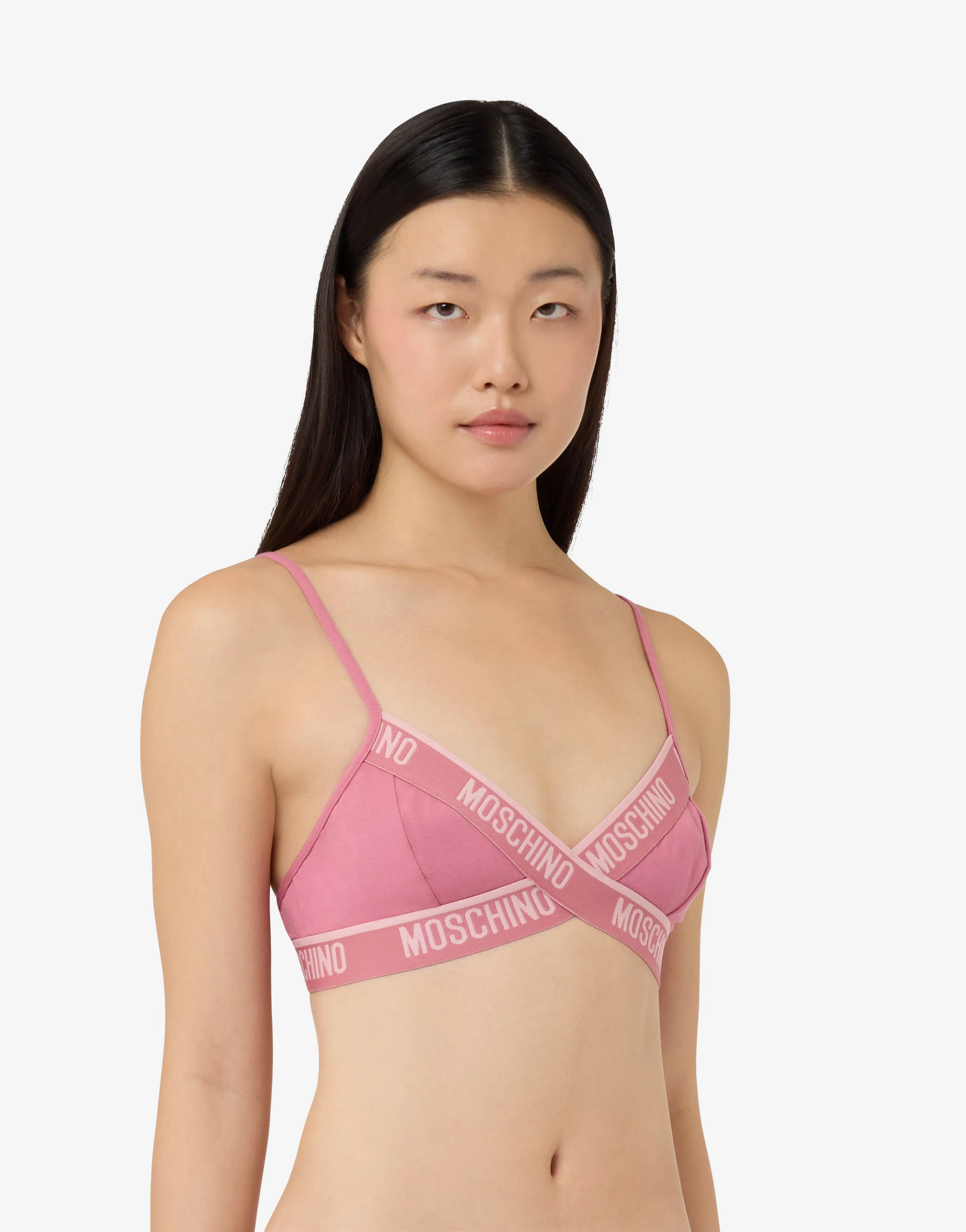 Reggiseno in jersey di cotone stretch