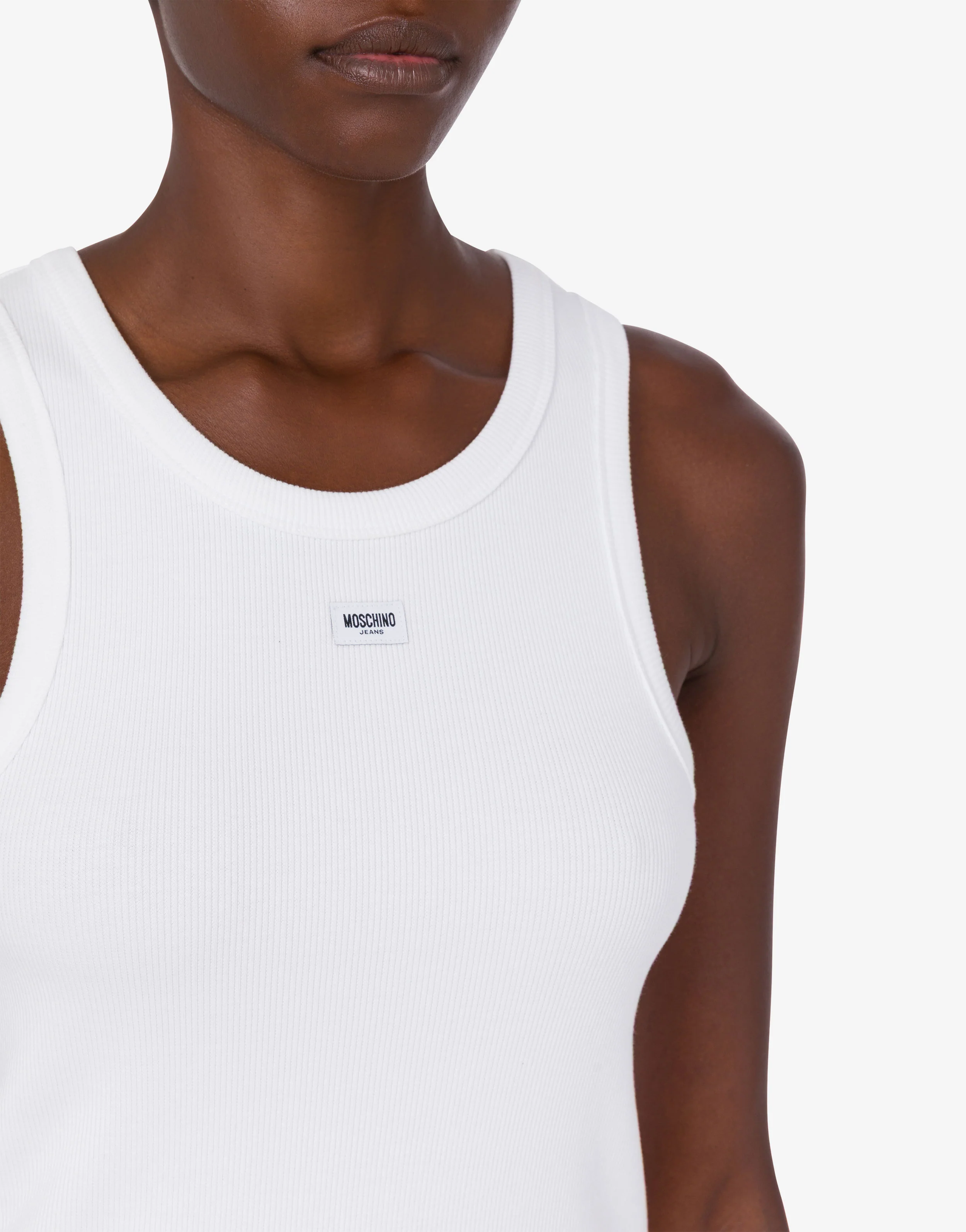 Top in cotone stretch