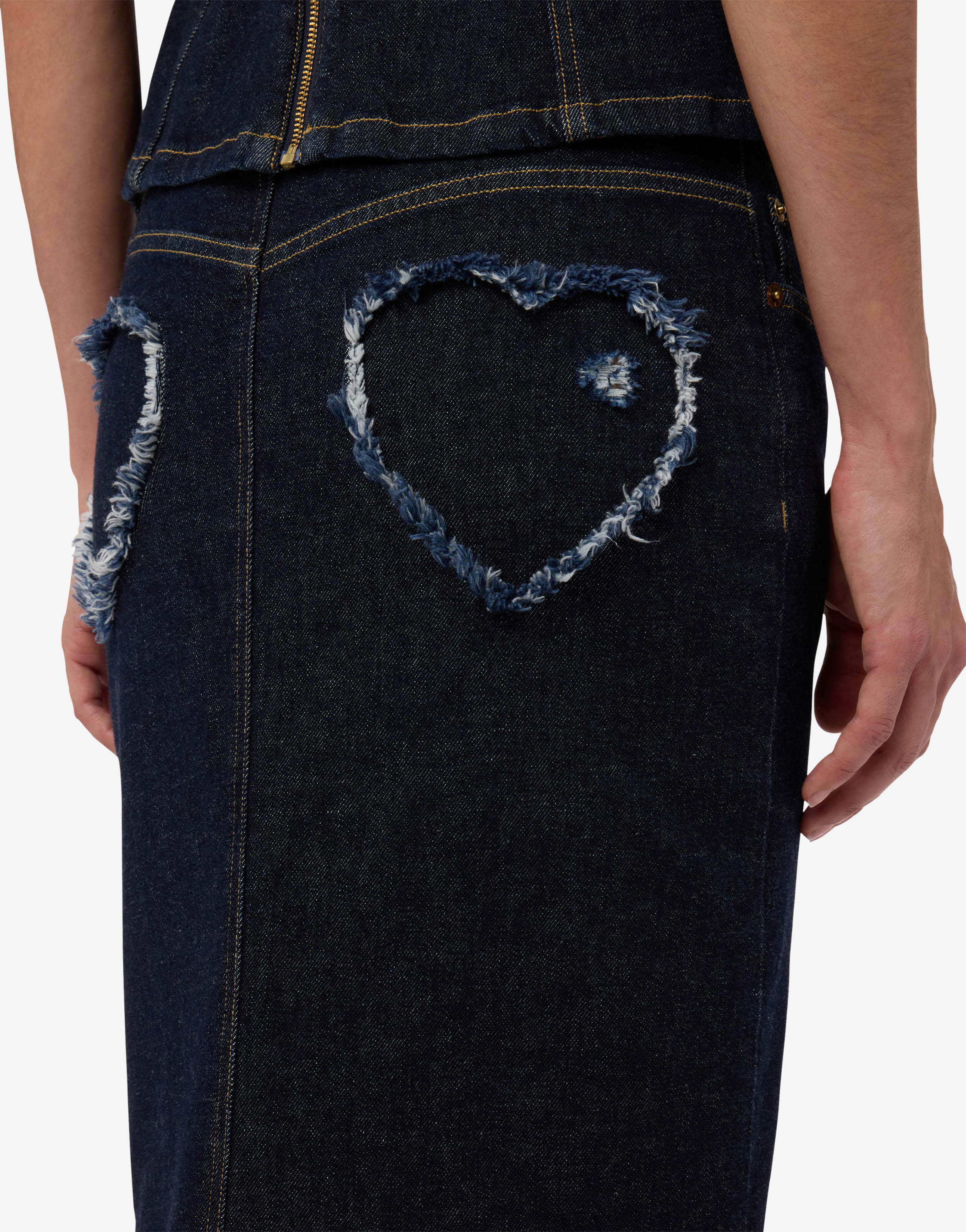 Gonna in denim stretch