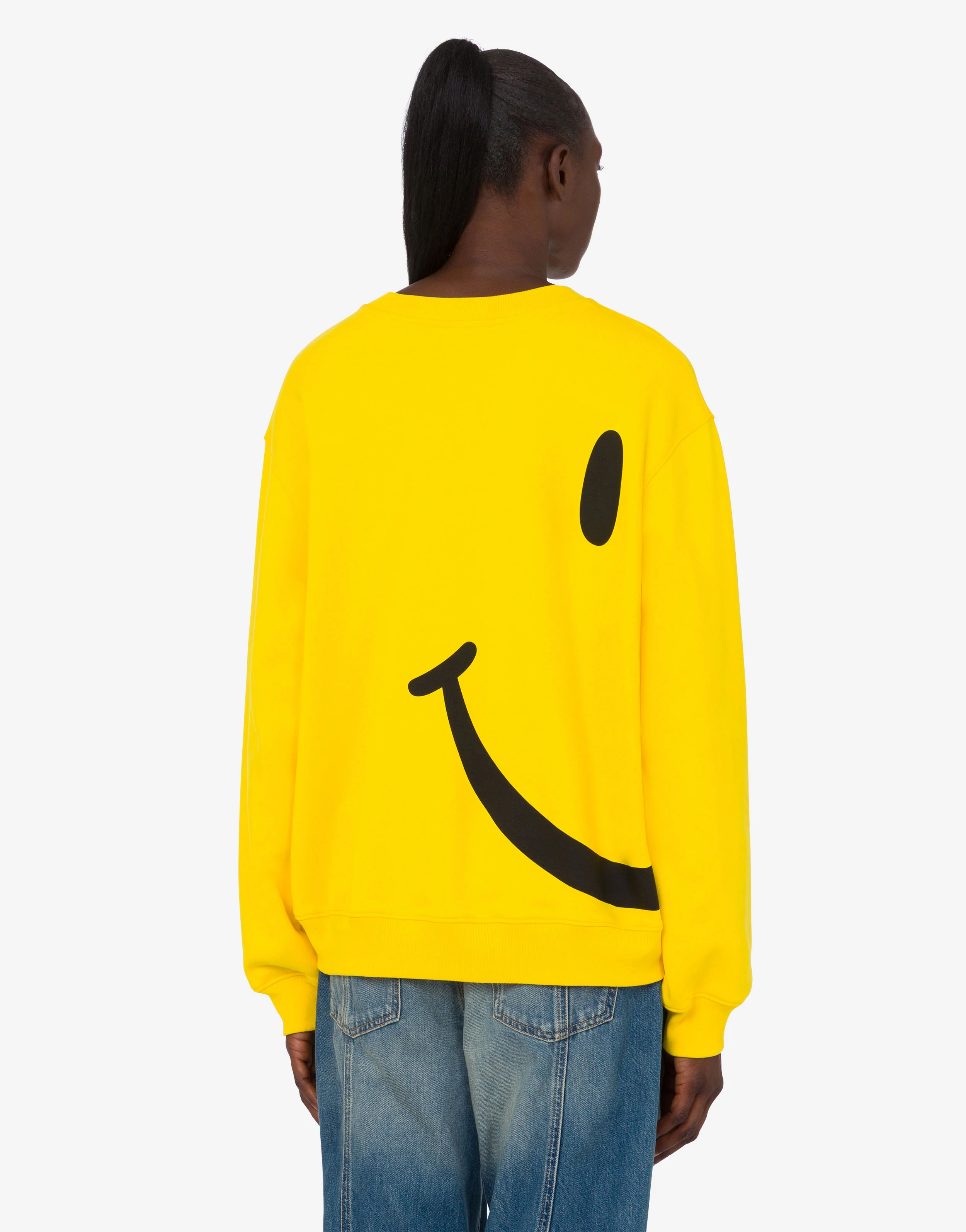 Felpa in cotone organico Smiley®