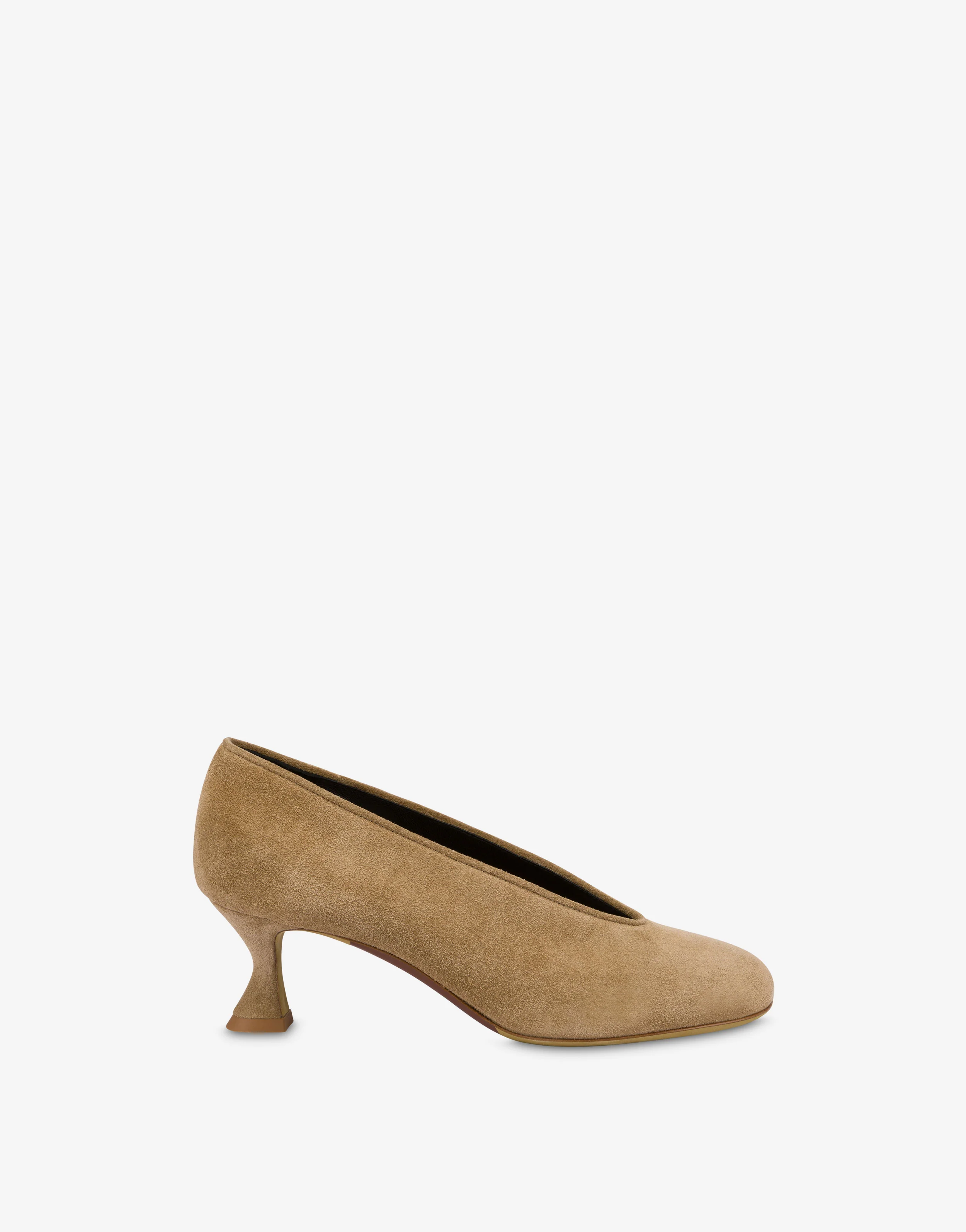 Décolleté in suede Duck