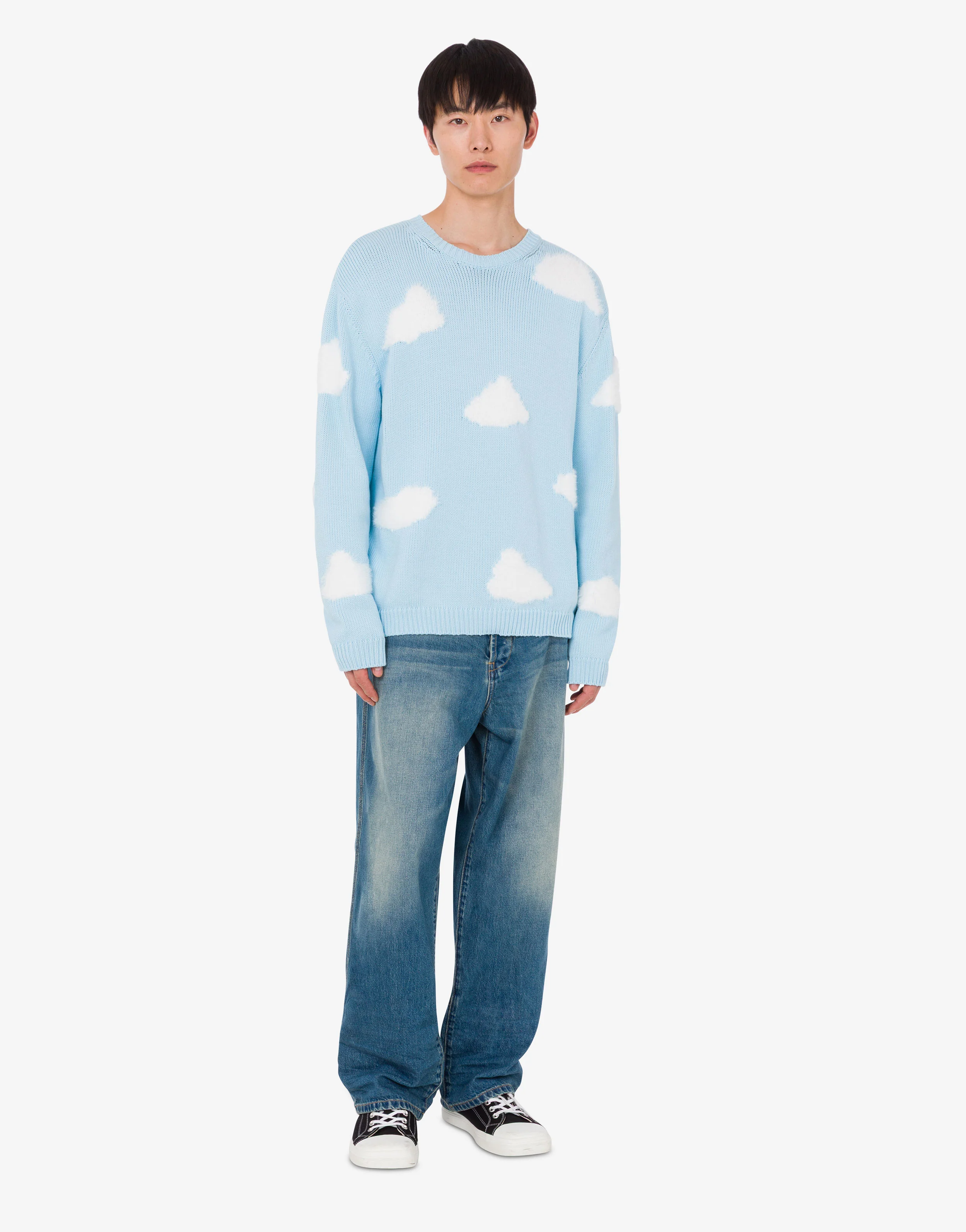 Pullover in misto cotone organico Archive Cloud