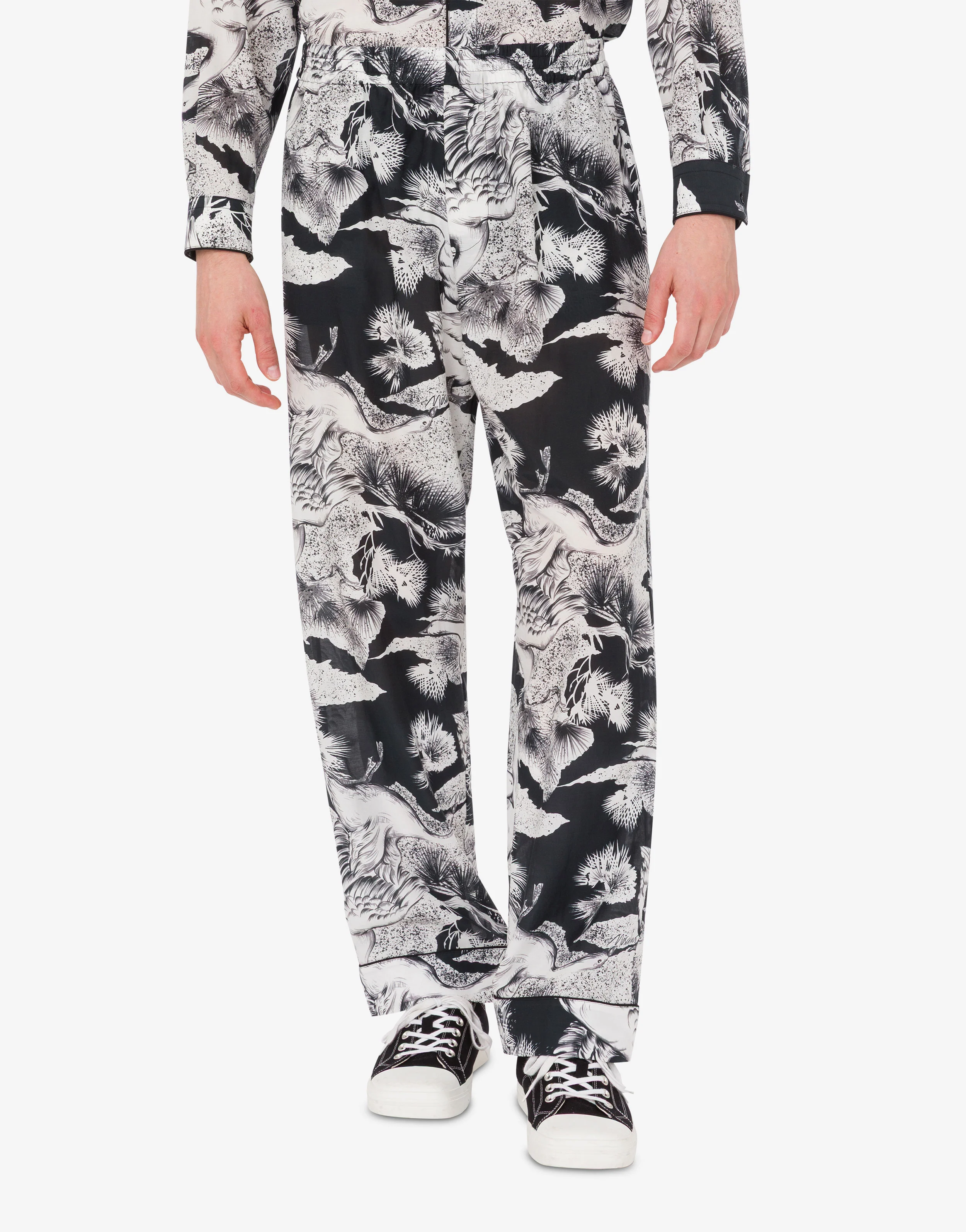 Pantalone in popeline di cotone leggero Goose