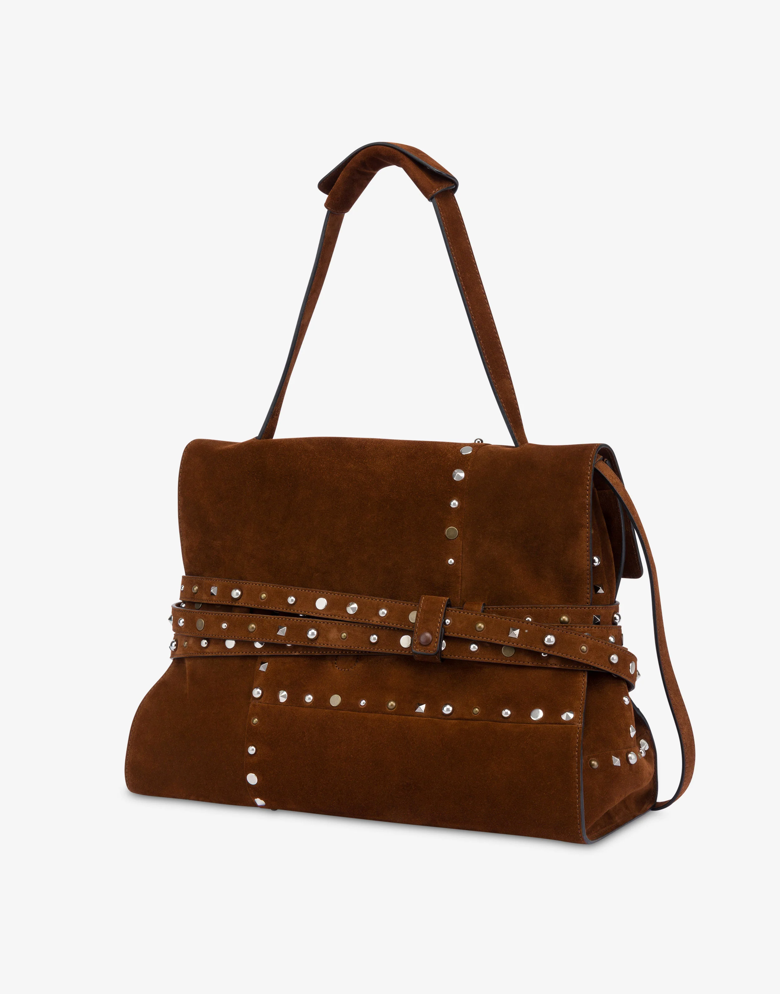 Borsa a spalla media Moschino Tie Me