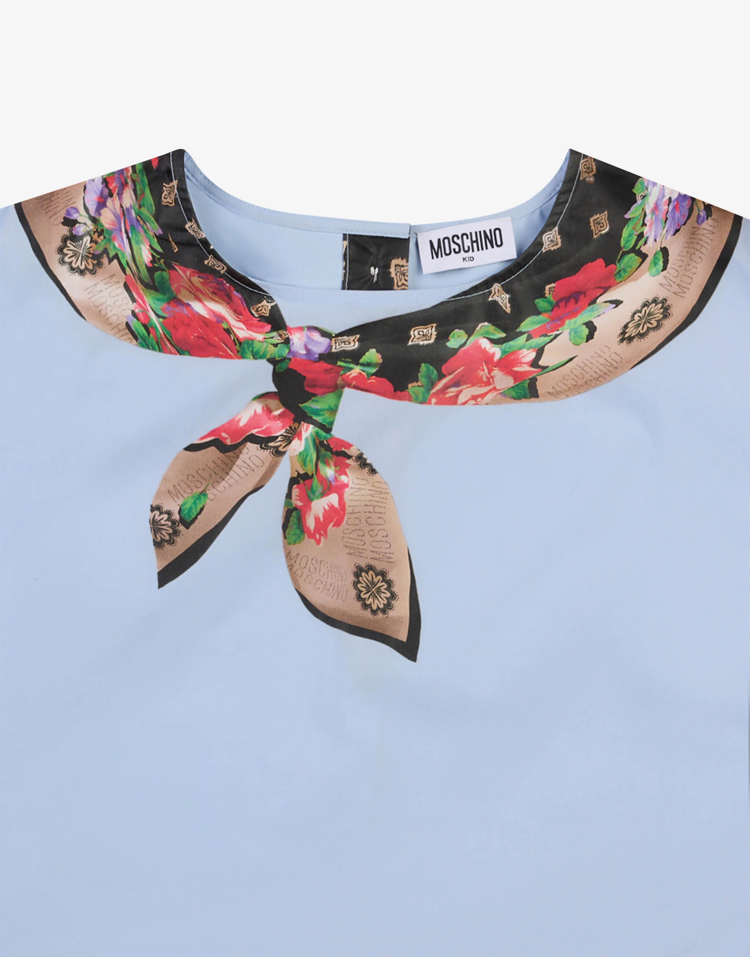 Blusa in popeline di cotone stampata