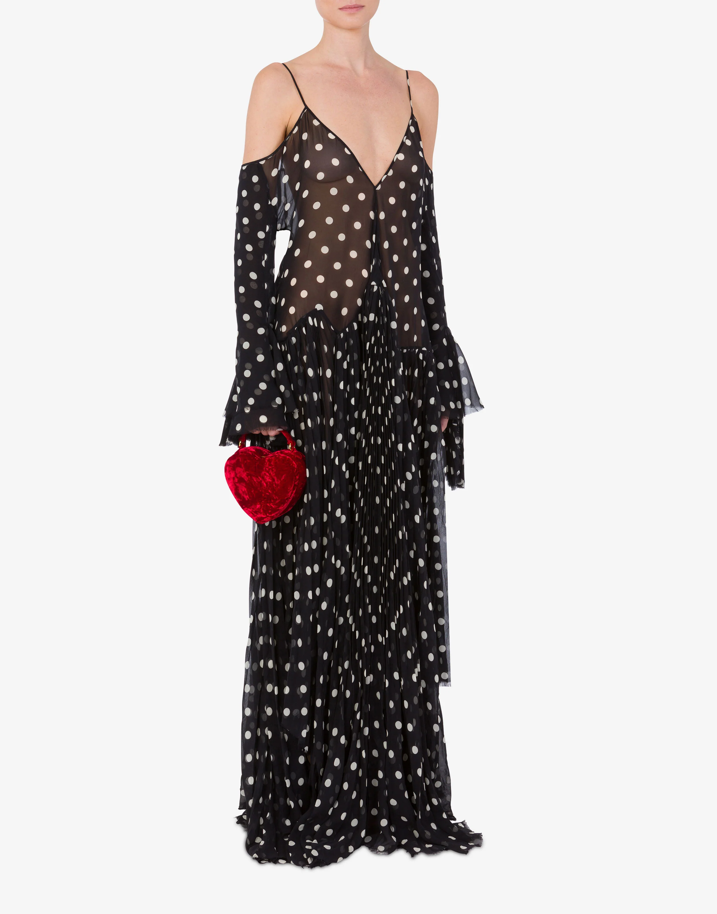 Moschino Love Me bag in velluto