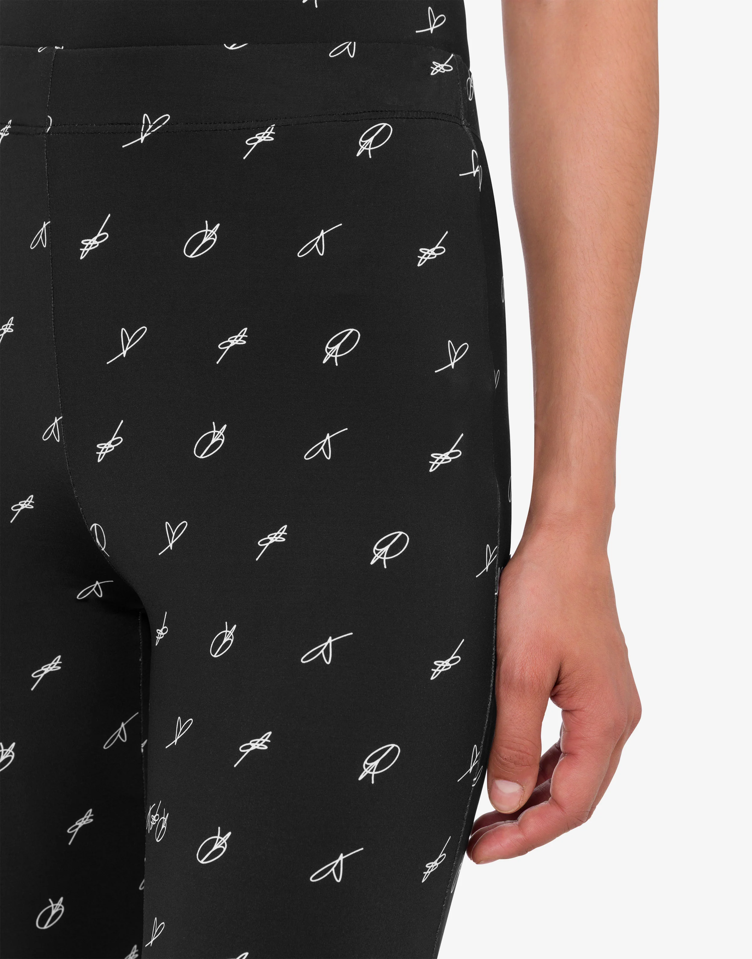 Leggings in jersey tecnico stampato