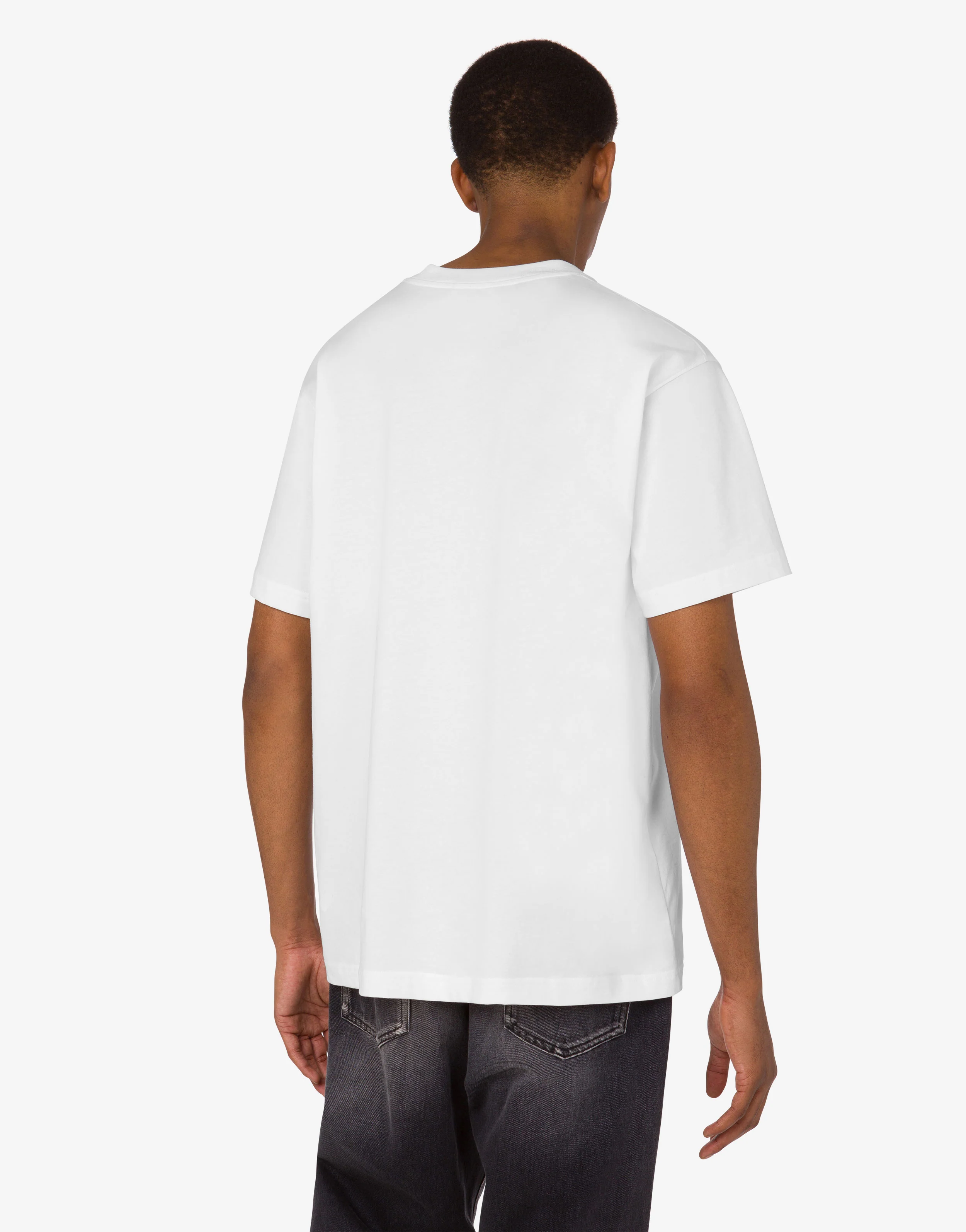 T-shirt in jersey di cotone organico stampata