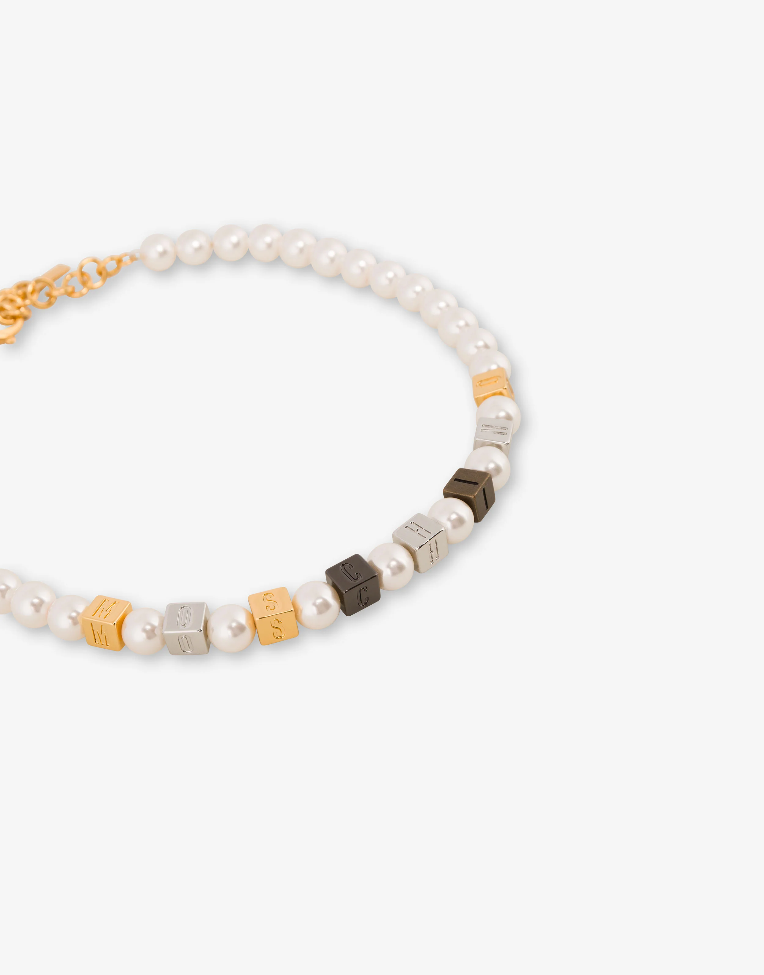 Collana girocollo con perle