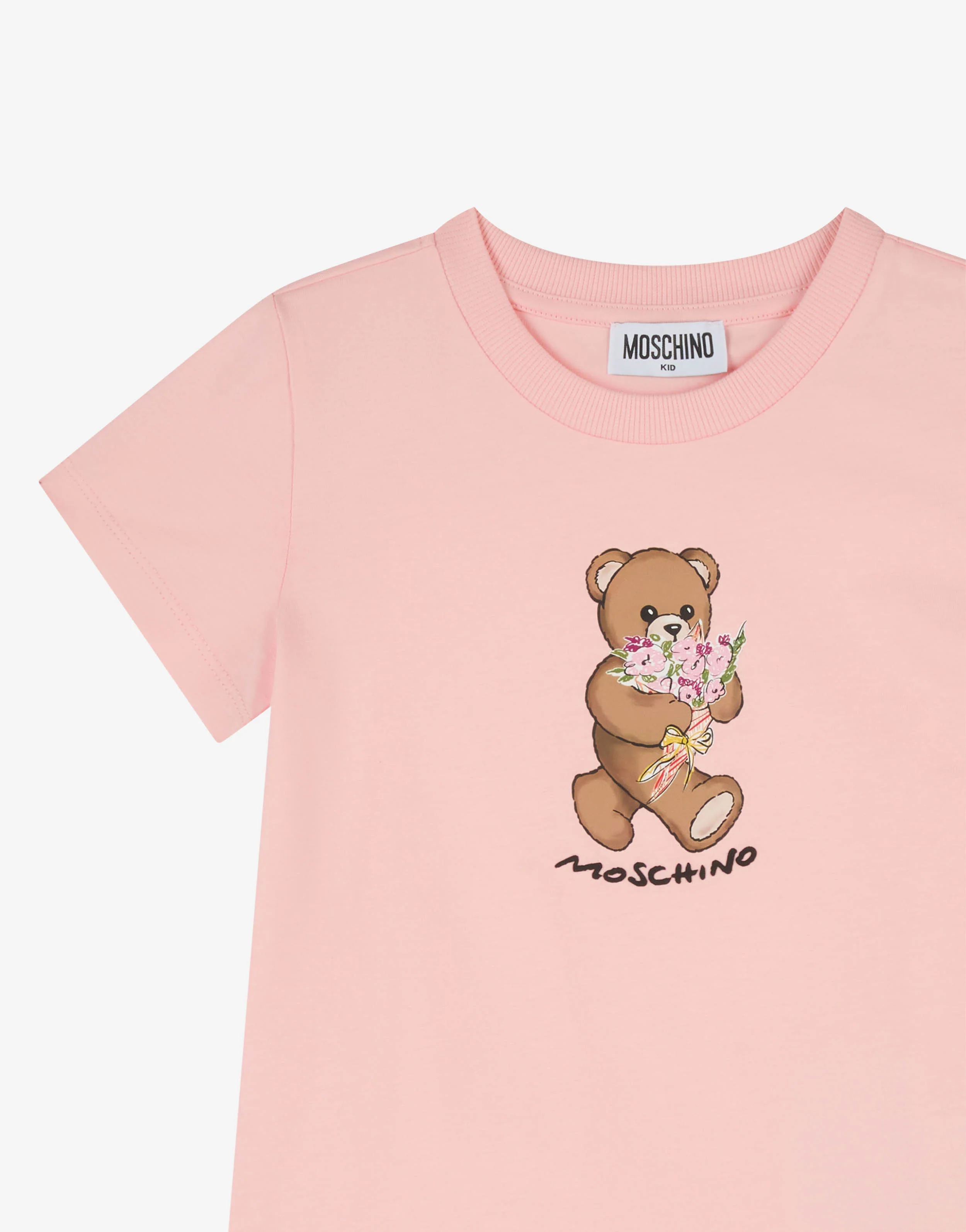 T-shirt in jersey di cotone Moschino Teddy Bear