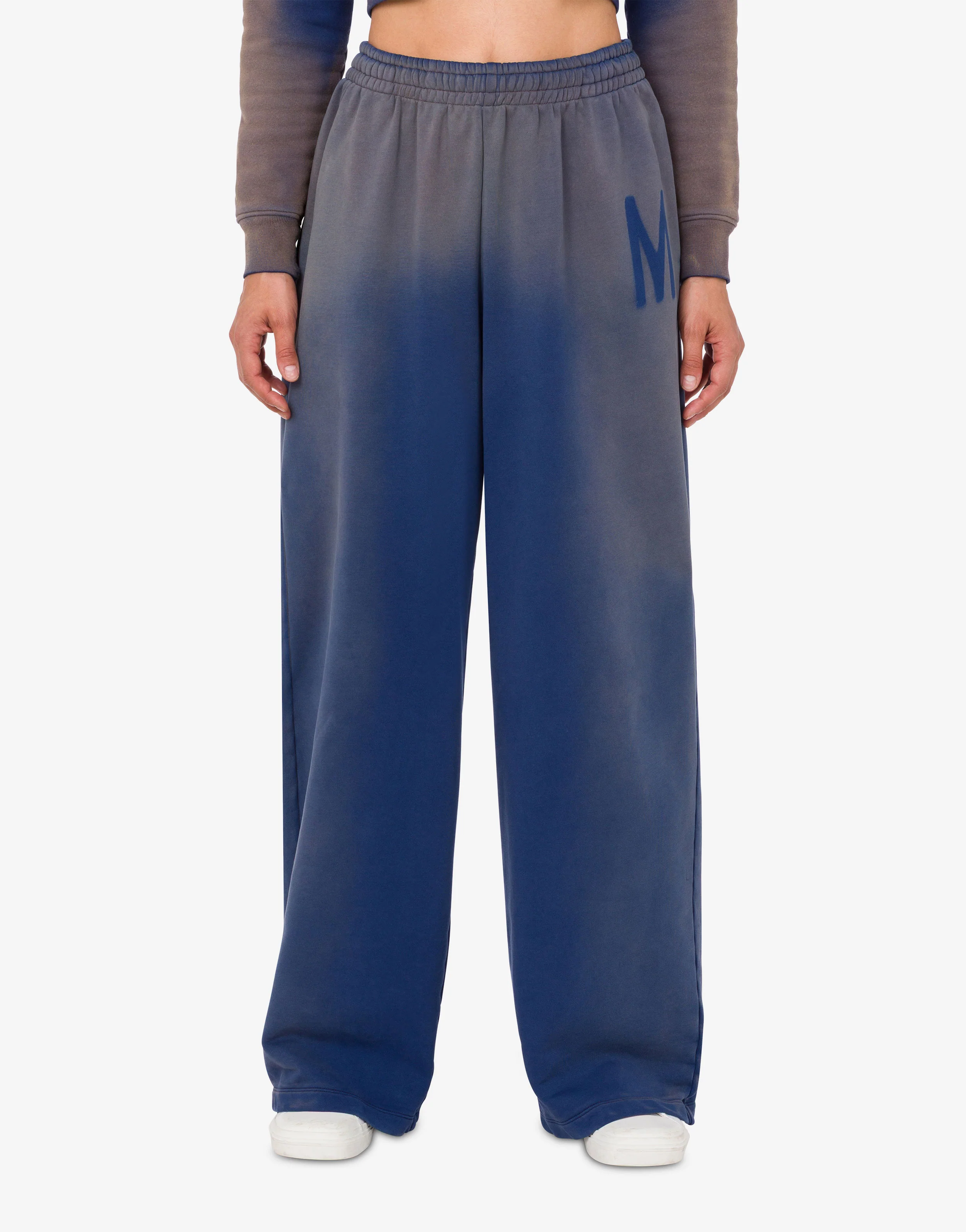 Pantalone in felpa di cotone organico stampato