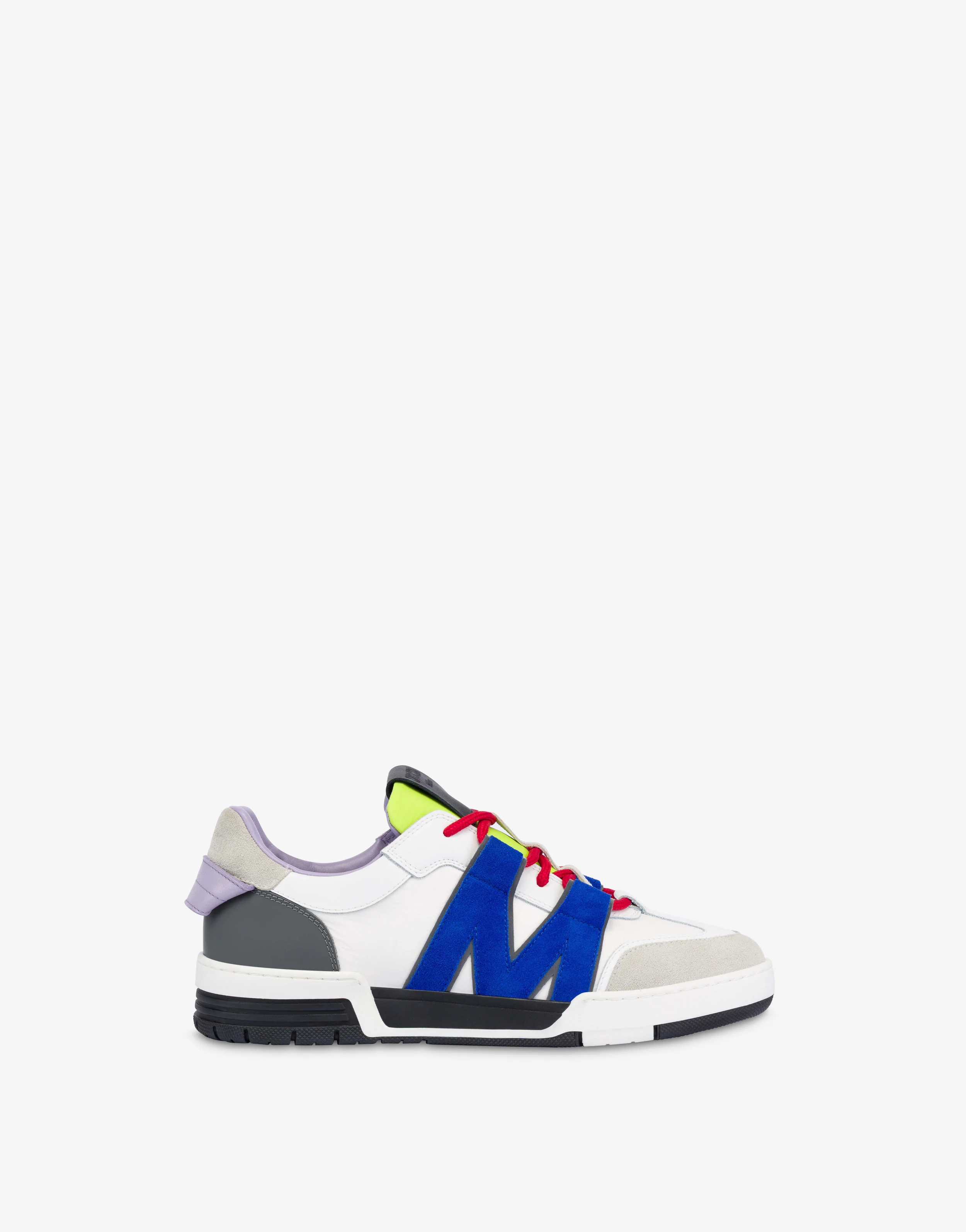 Sneakers in vitello e suede