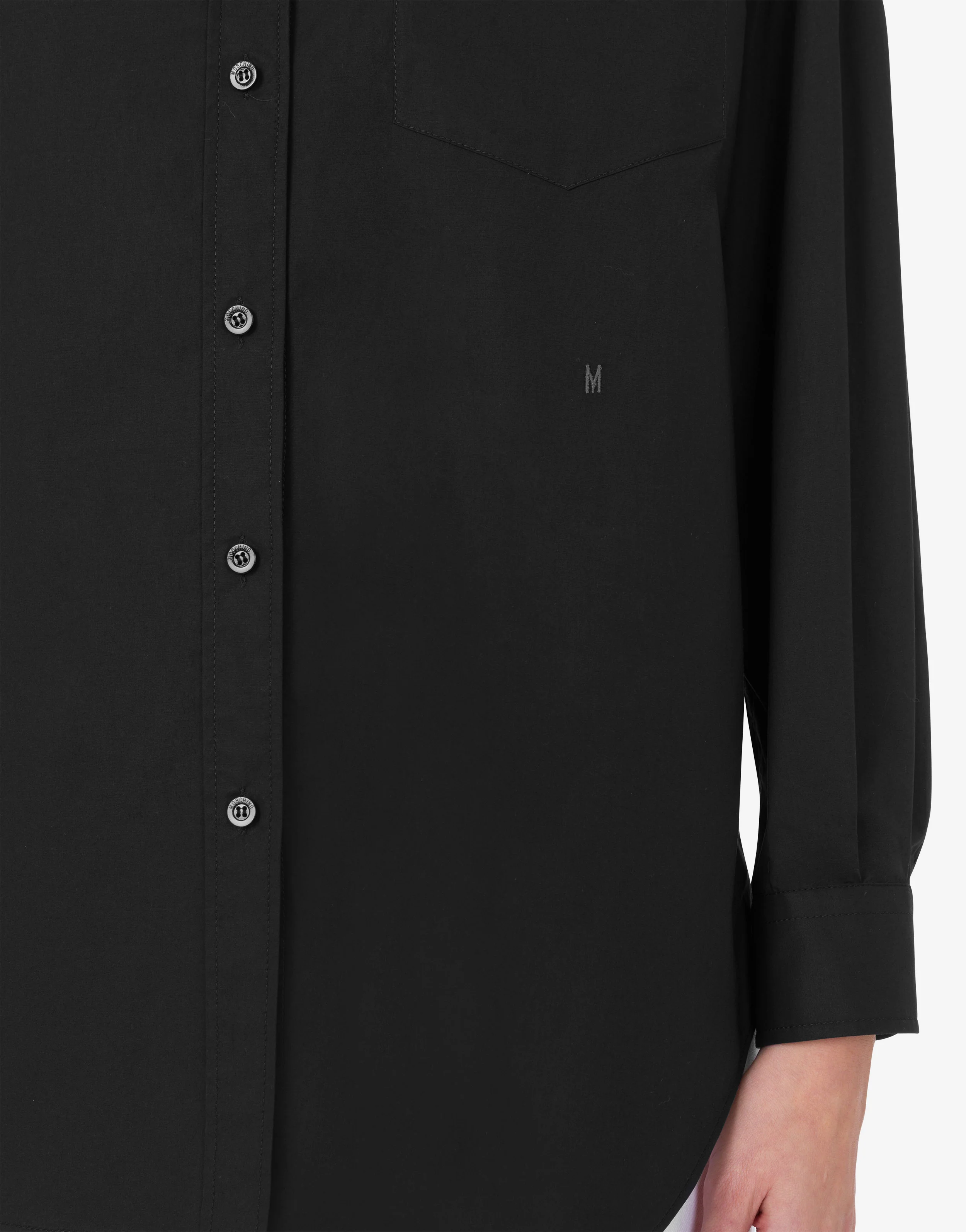 Camicia in popeline stretch