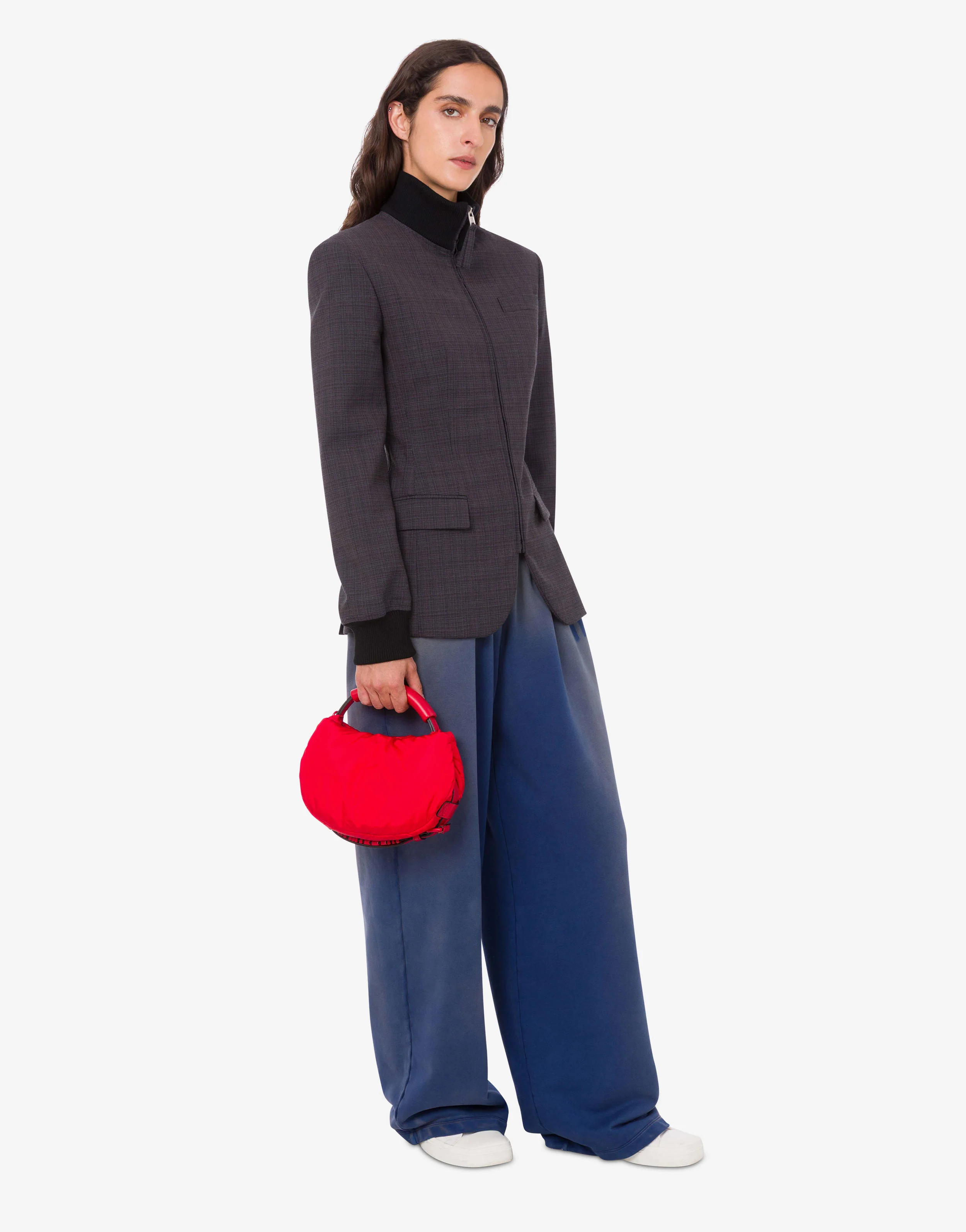 Borsa hobo piccola Moschino Handle Me