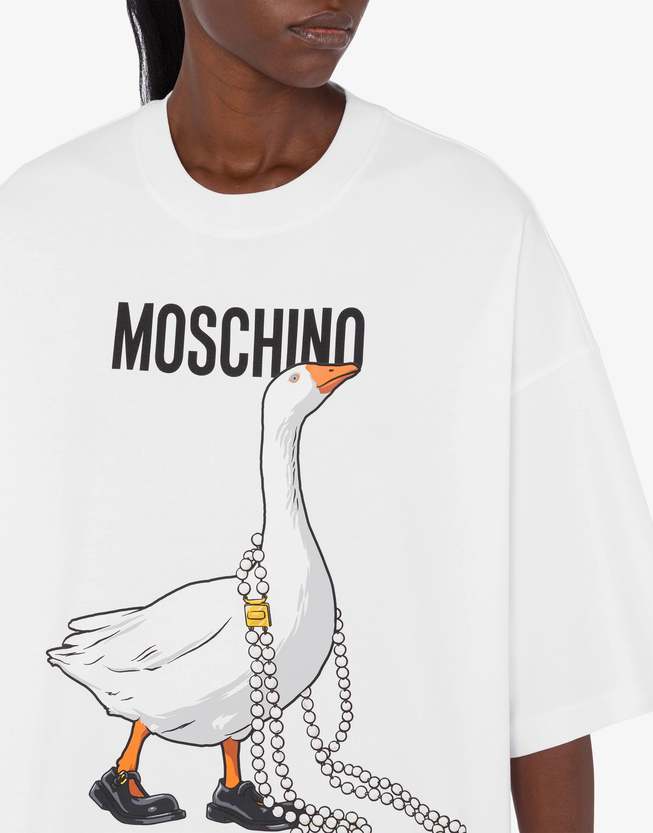 Abito in cotone pesante Goose