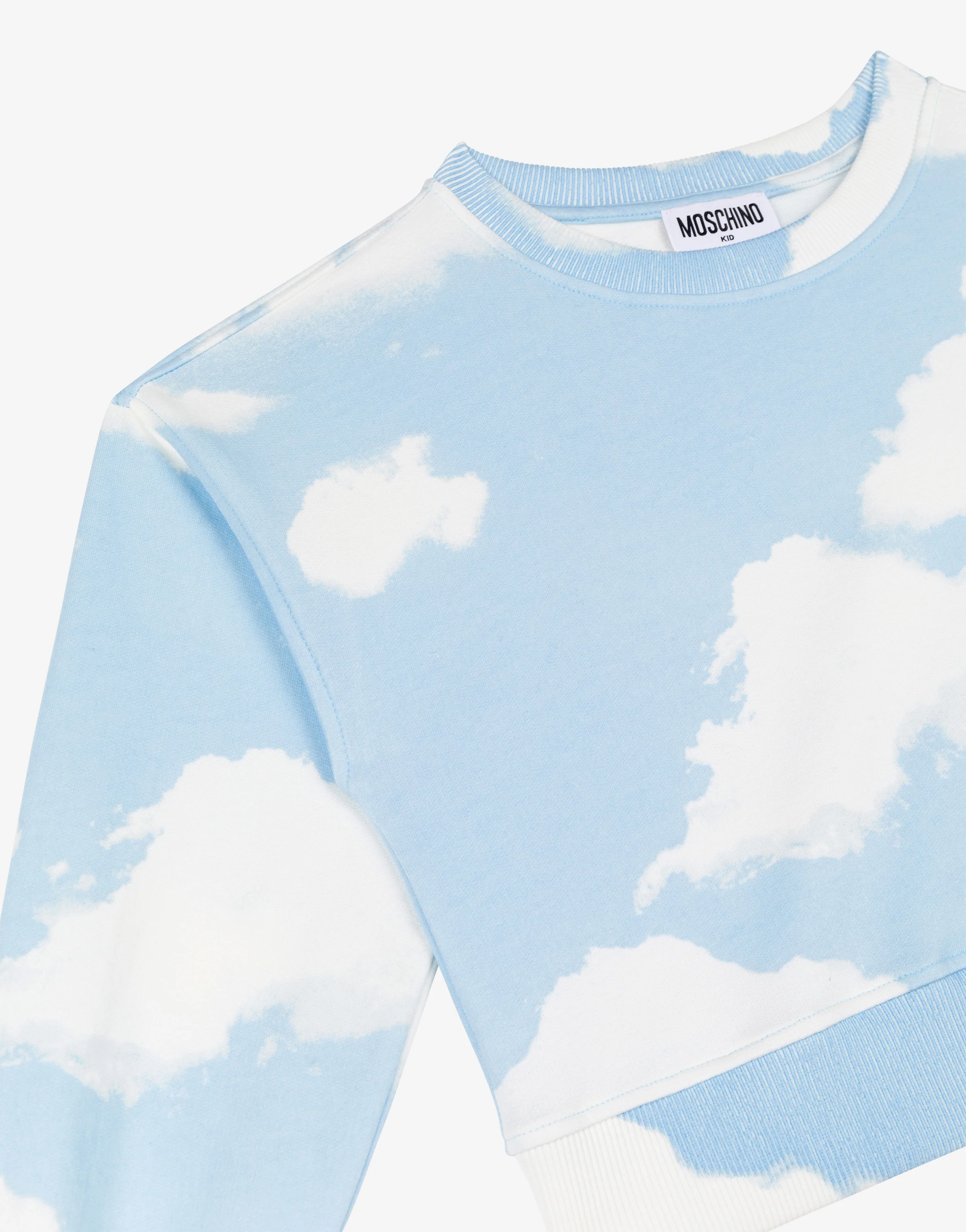 Felpa in cotone Allover Clouds