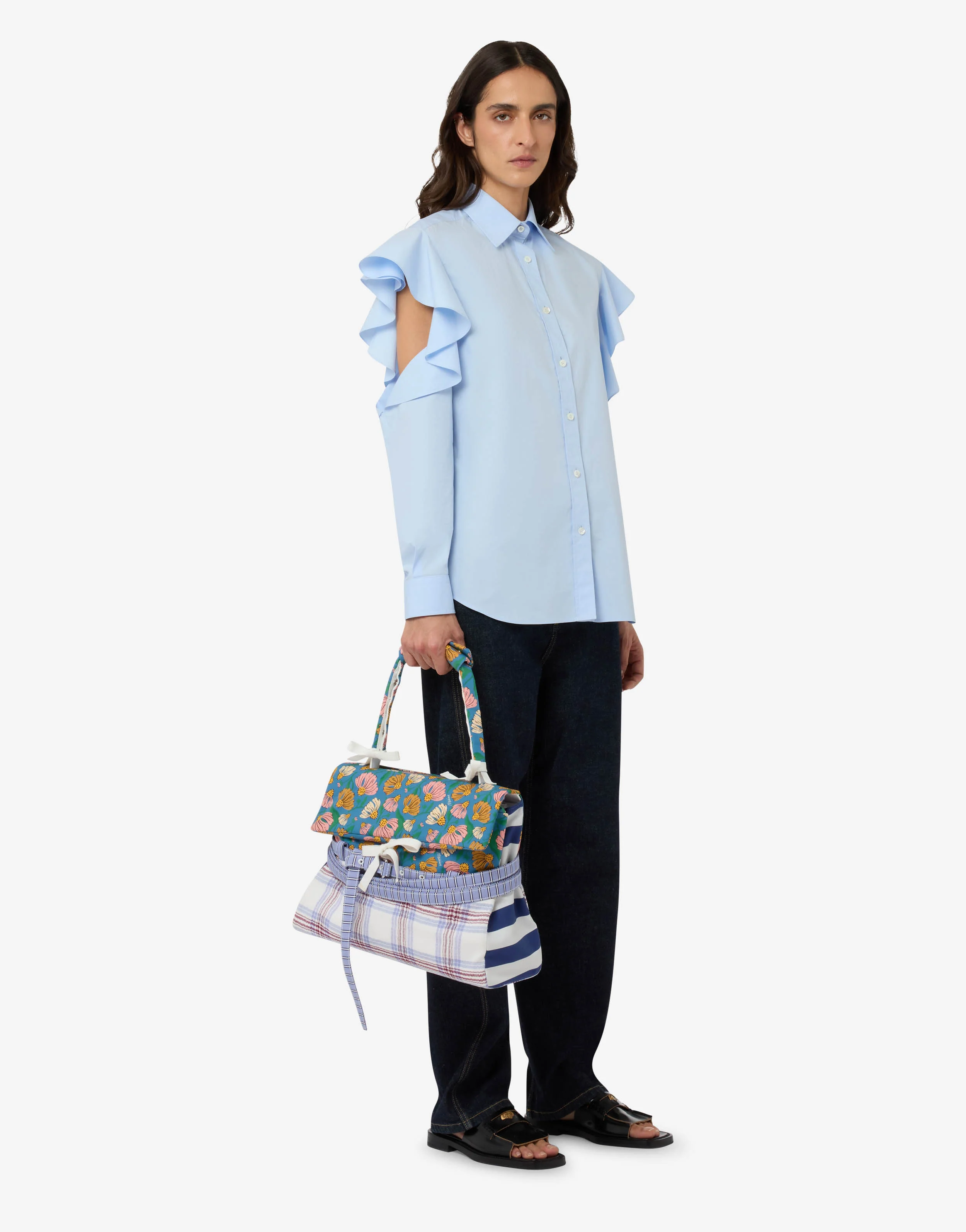Borsa a mano media Moschino Tie Me