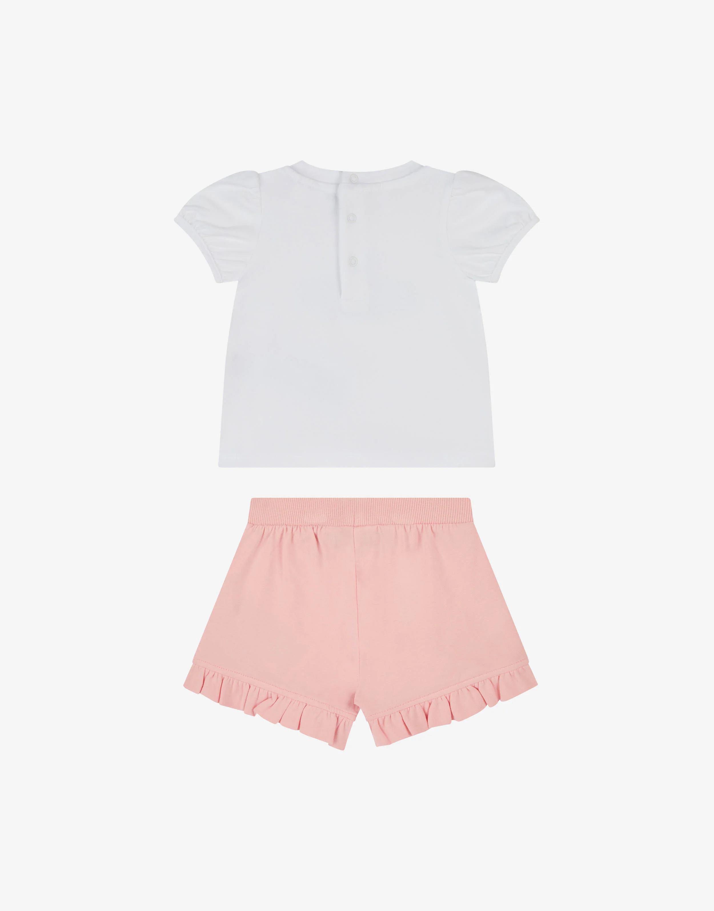 Completo t-shirt e short in jersey di cotone