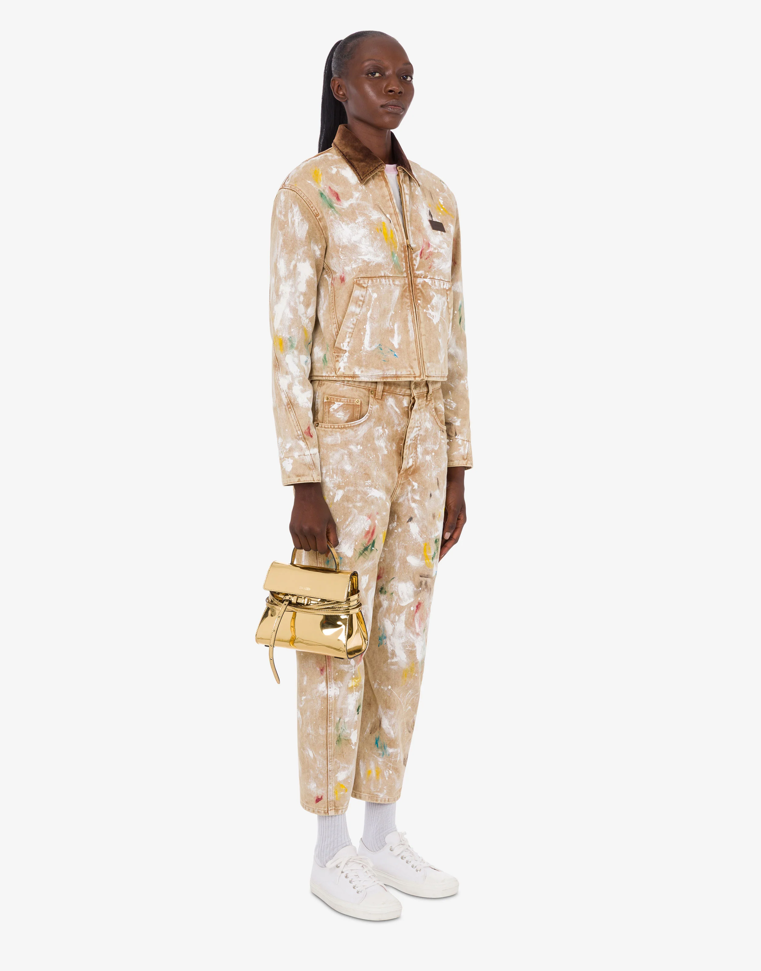 Borsa a mano piccola Moschino Tie Me