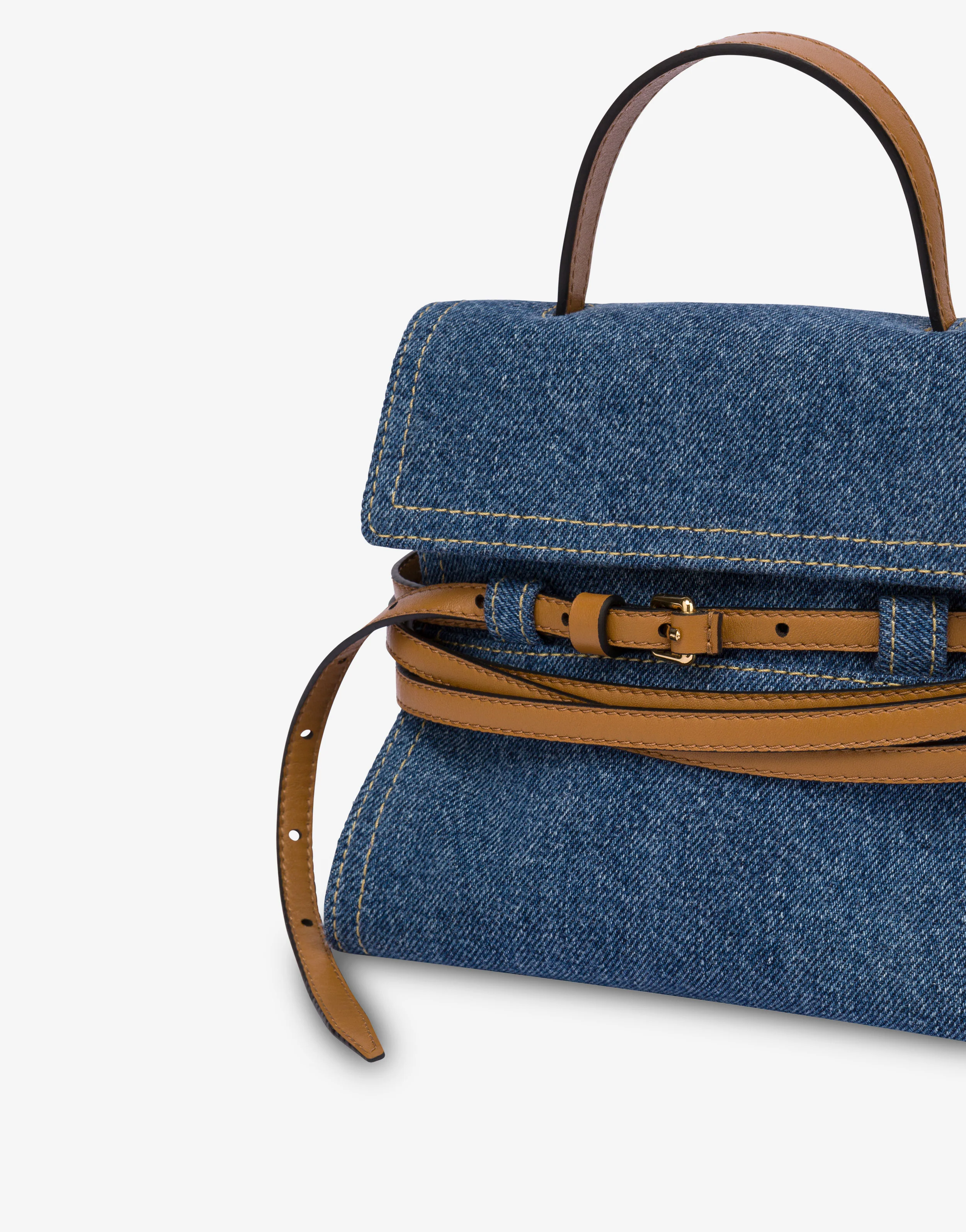 Moschino Tie Me bag in denim