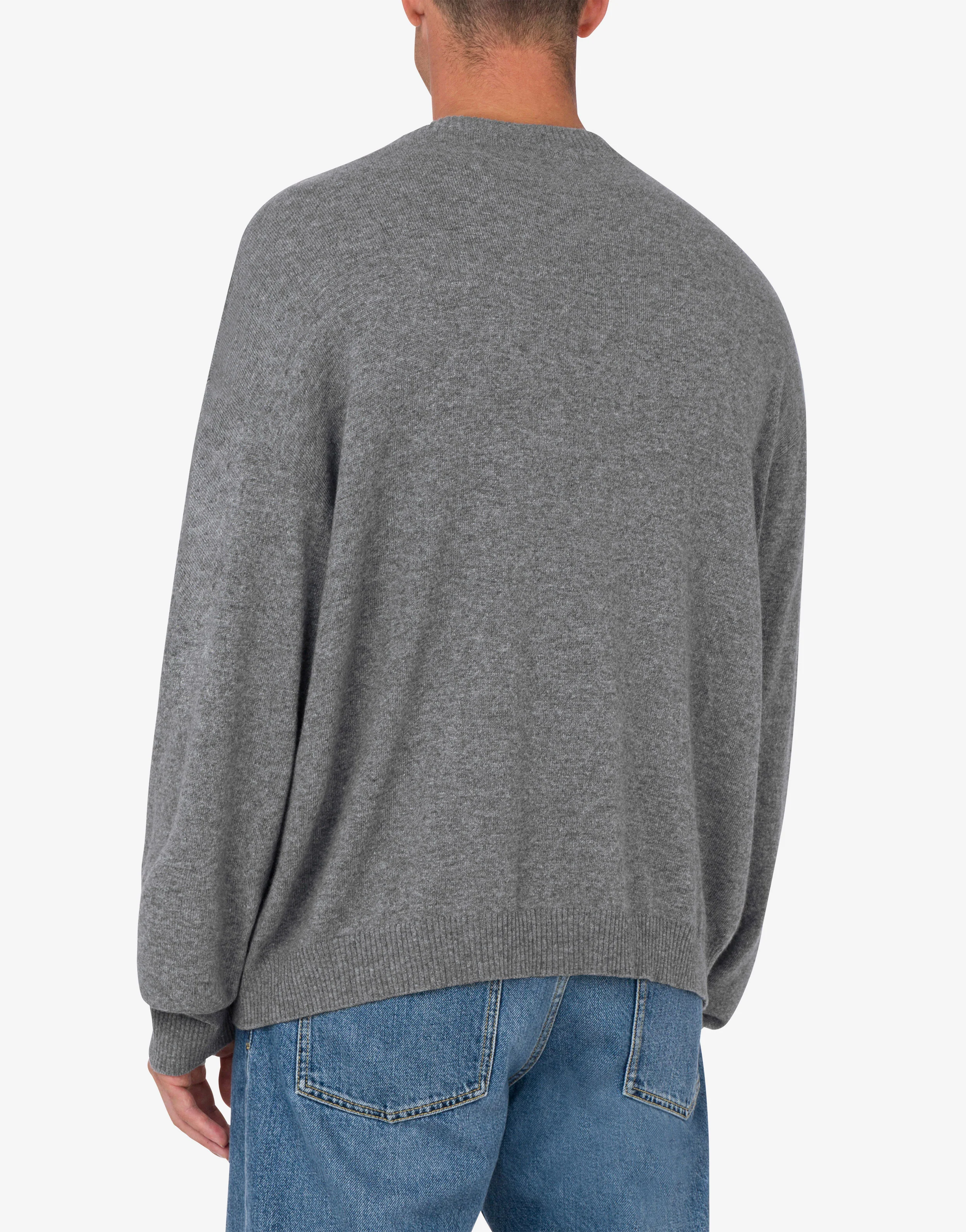 Pullover in lana e cashmere Laurel Crown Embroidery