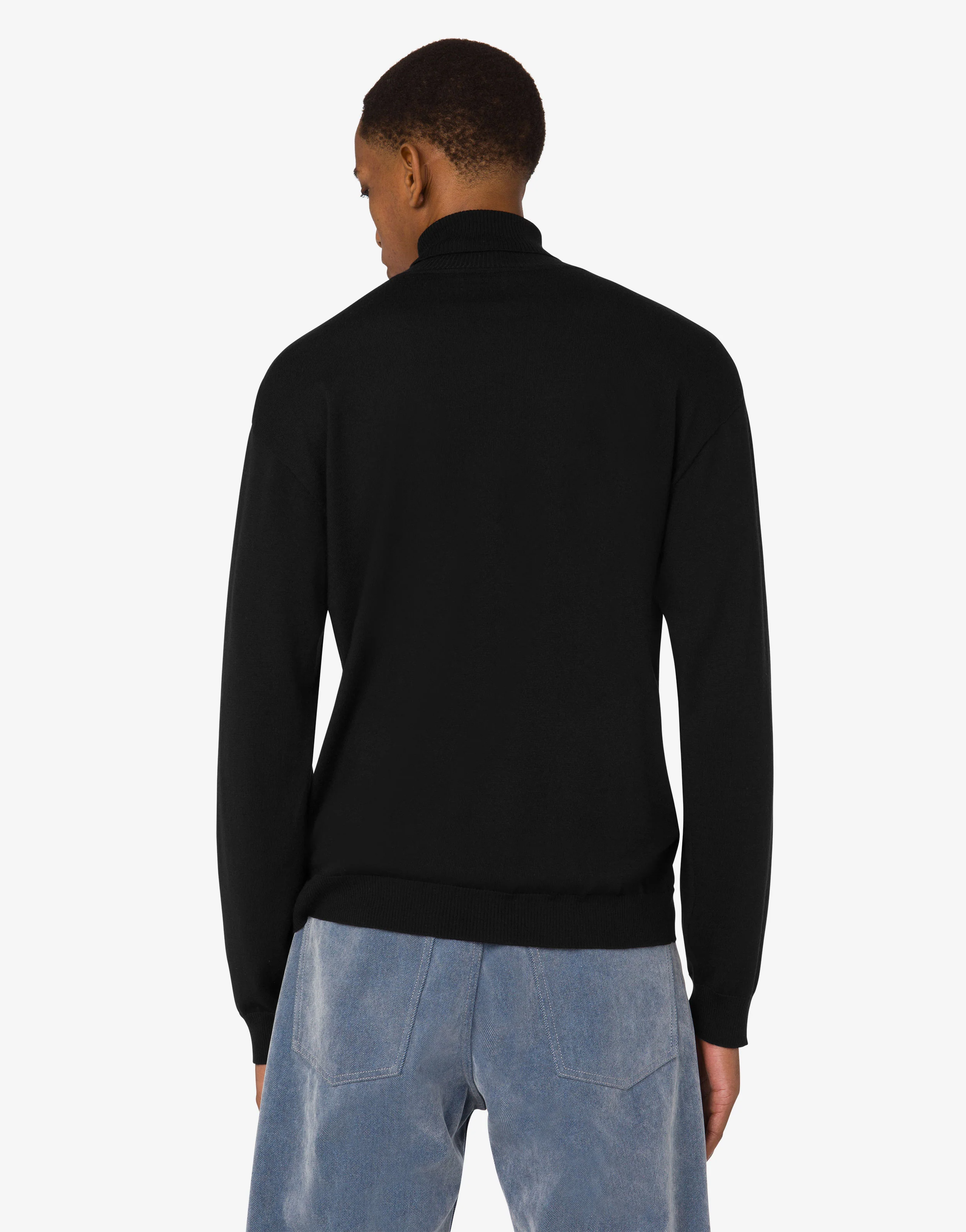 Maglia con collo alto in misto lana Golden M