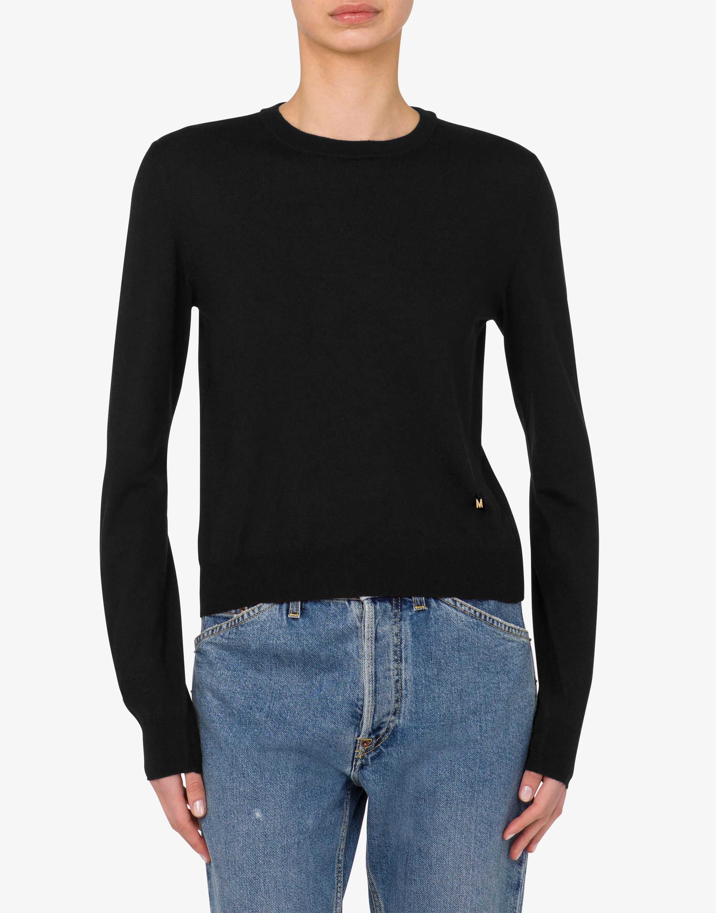 Pullover in lana e seta Golden M