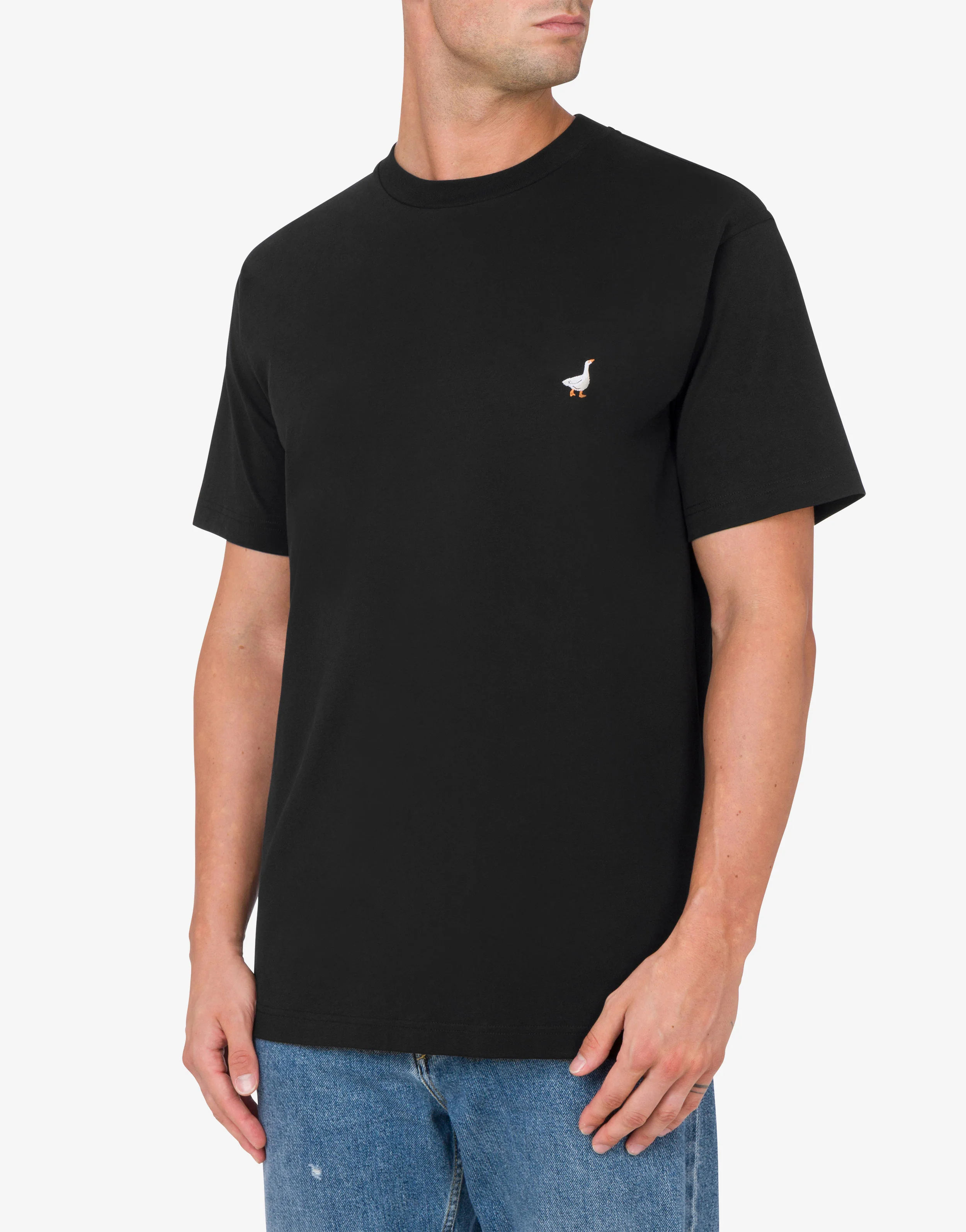 T-shirt Goose Embroidery