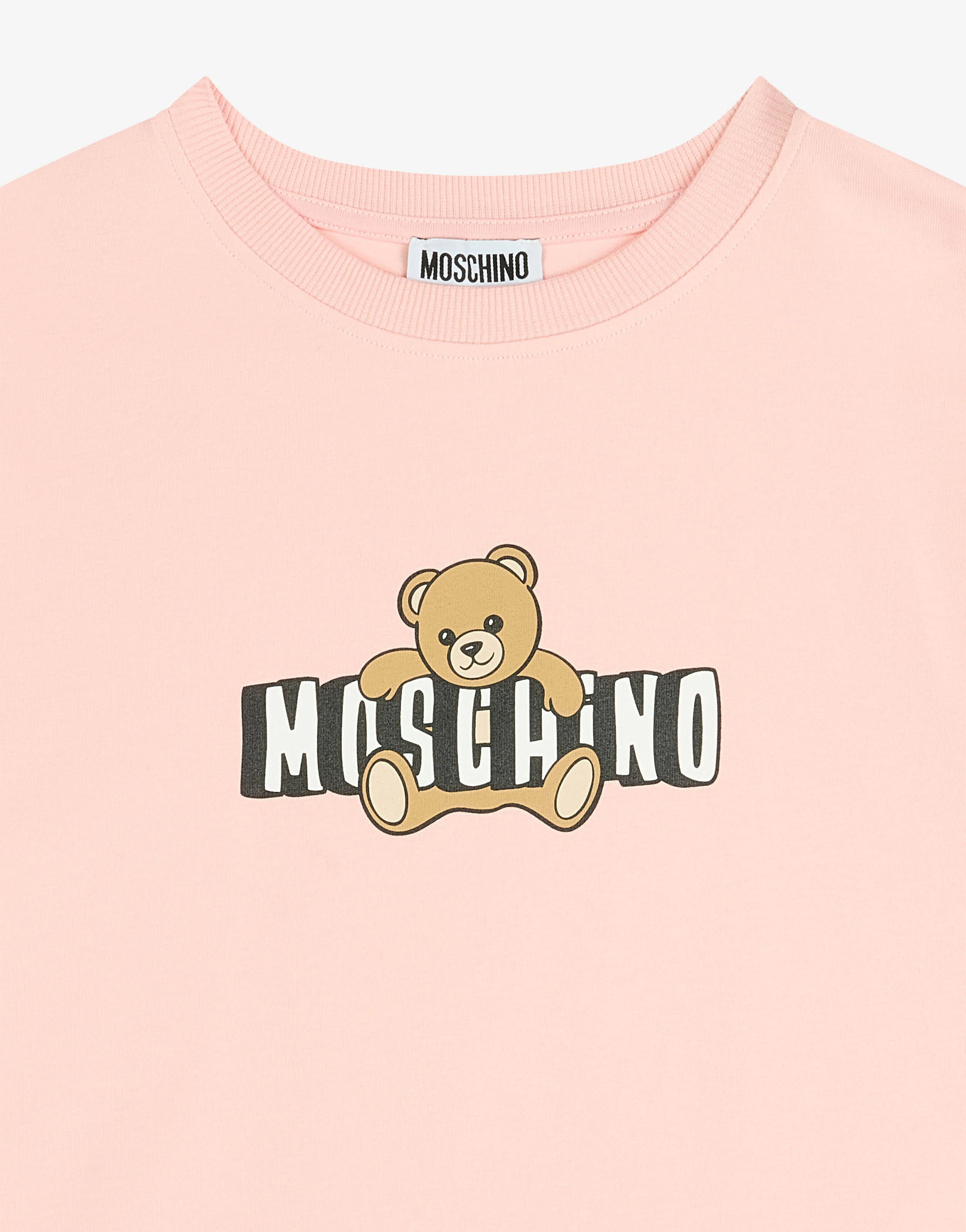 Completo t-shirt e short in jersey di cotone Moschino Teddy Bear