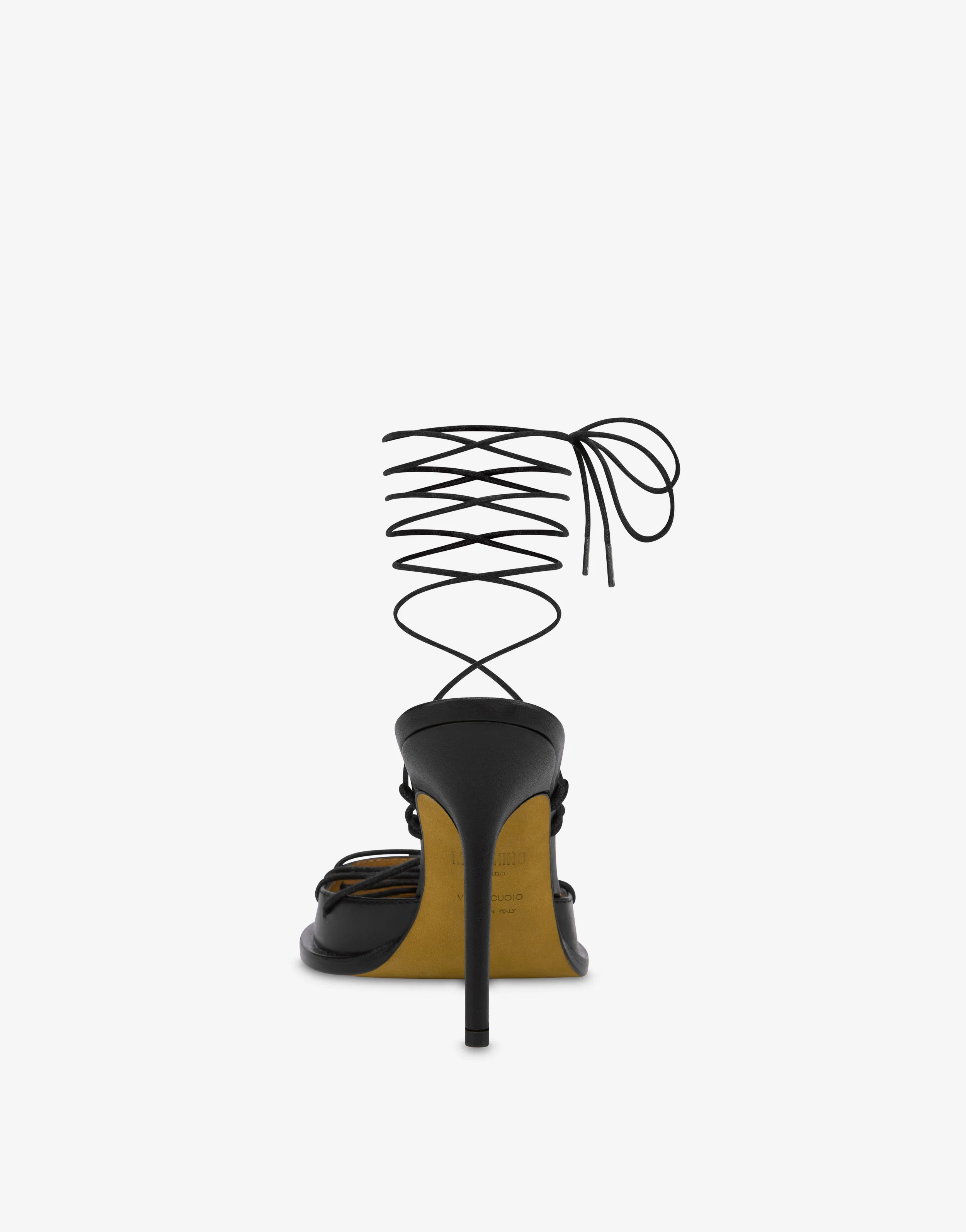 Sandali alti in vitello Laced
