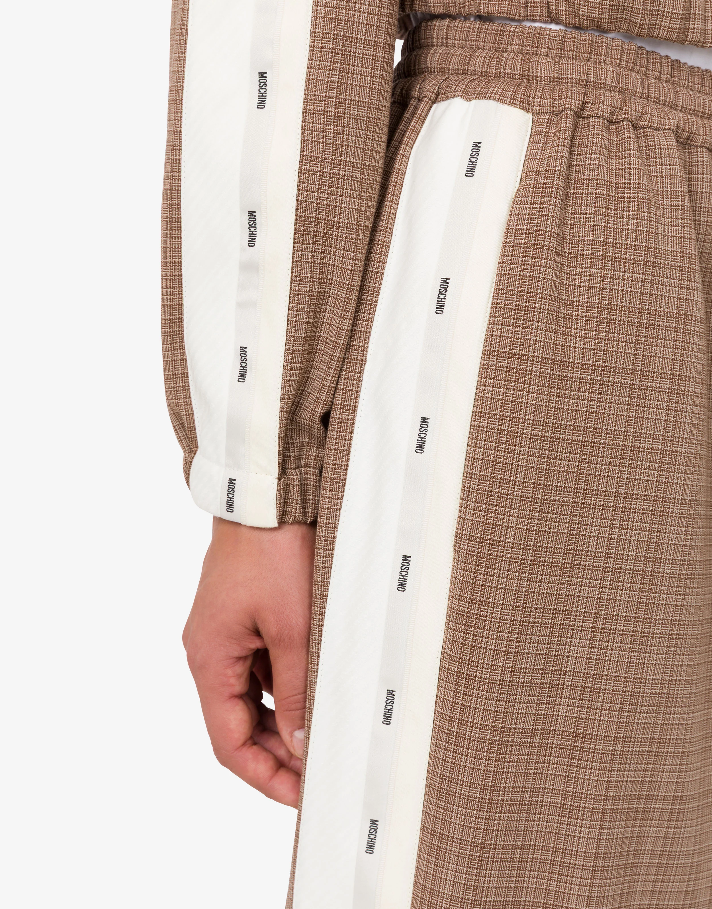 Pantalone in panno di misto lana stretch