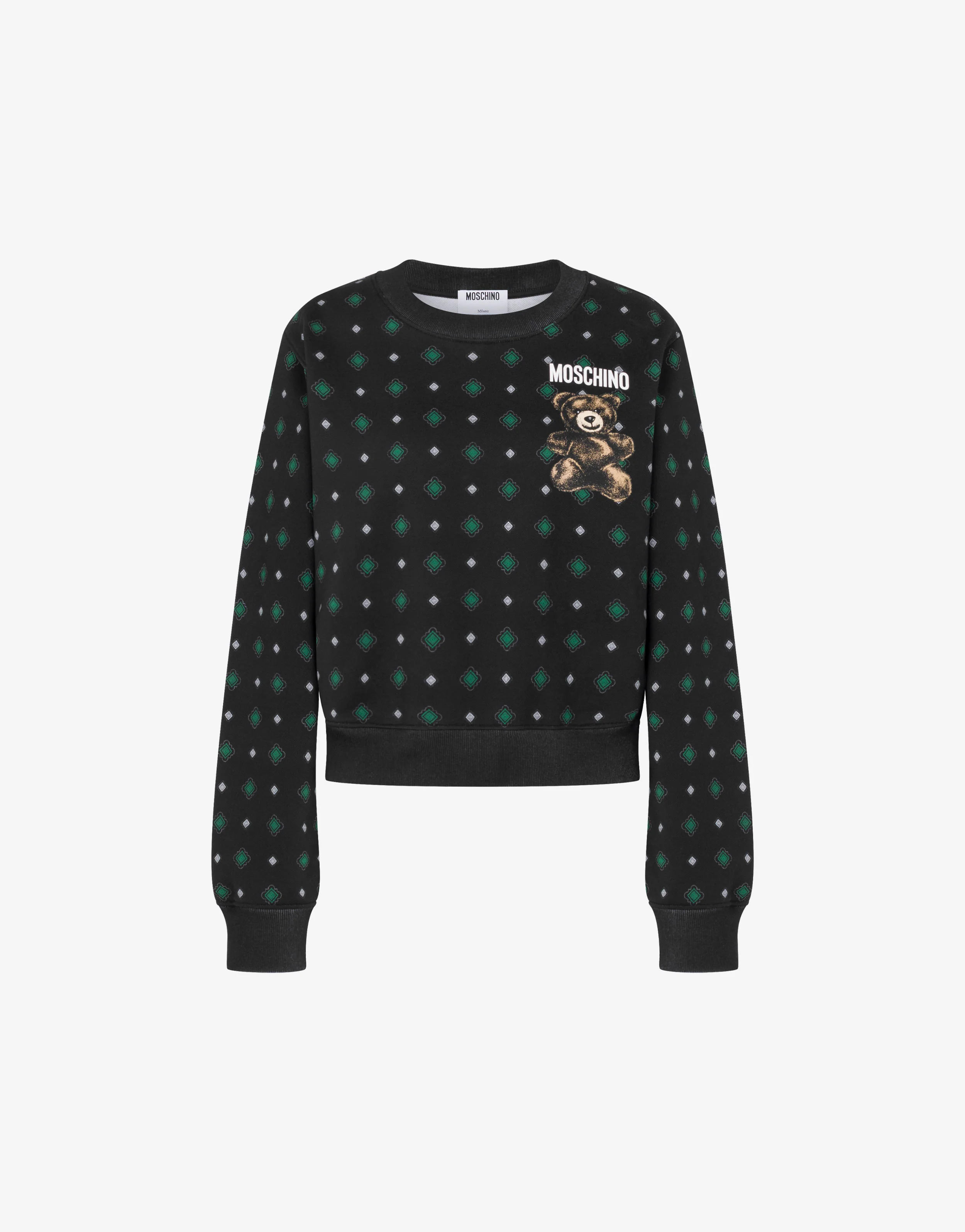 Felpa in cotone organico Moschino Teddy Bear